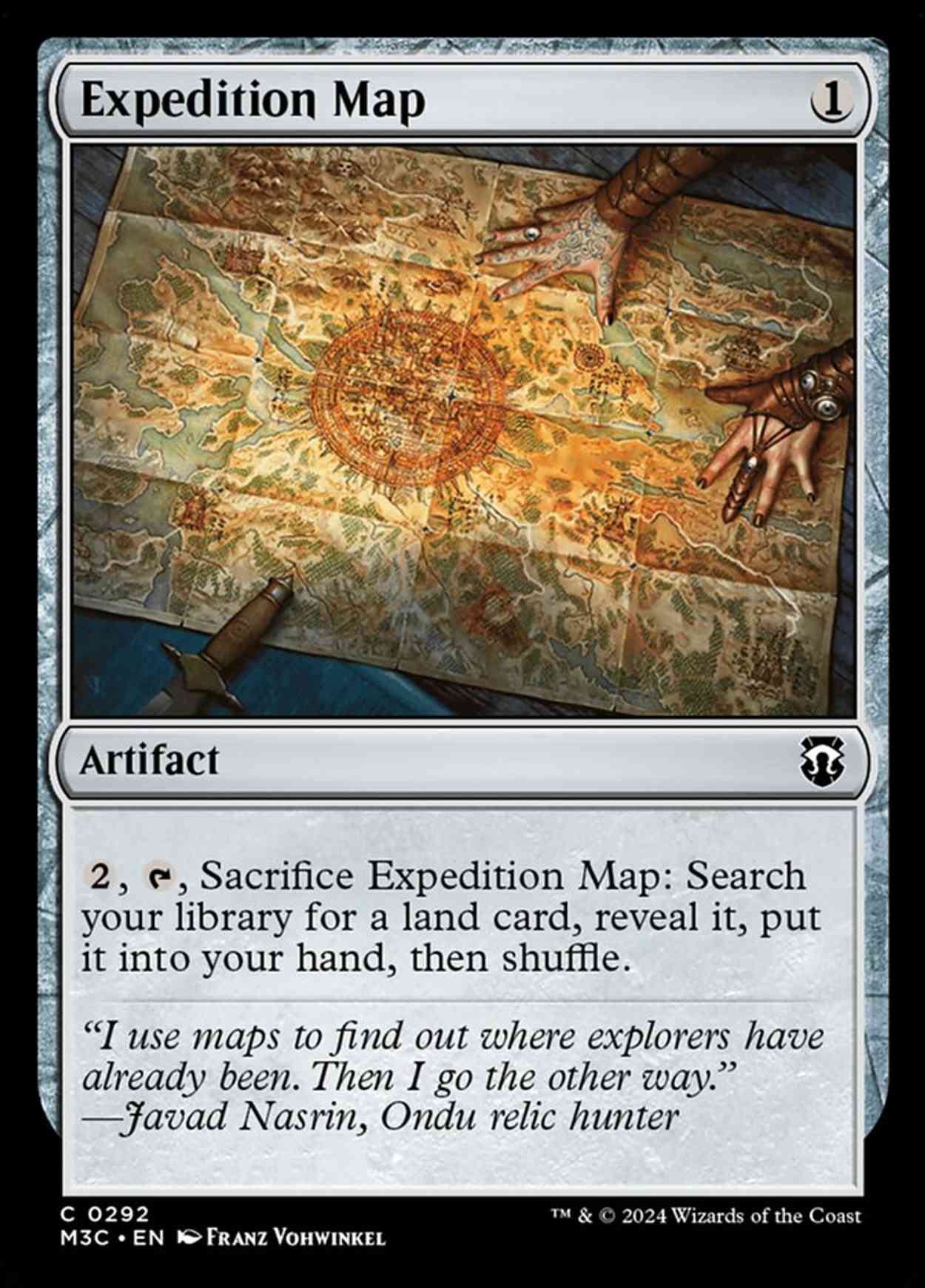 Expedition Map magic card front