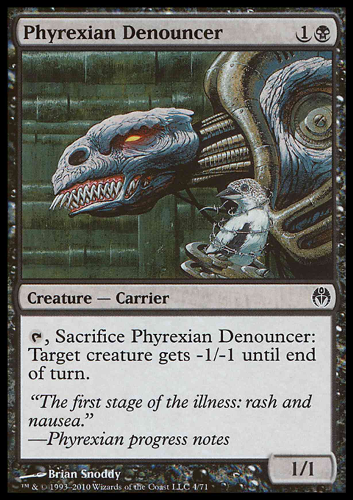 Phyrexian Denouncer magic card front