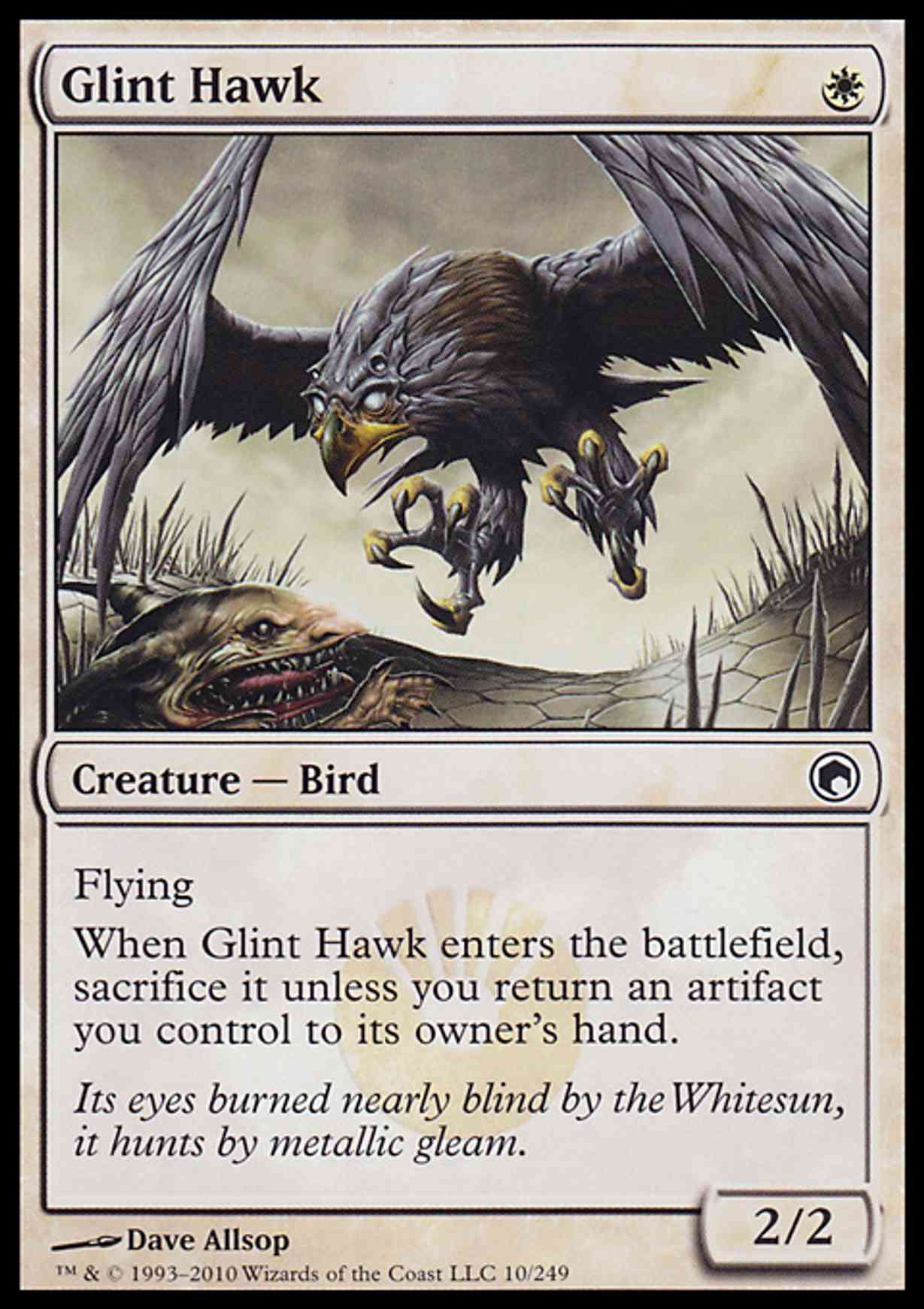 Glint Hawk magic card front