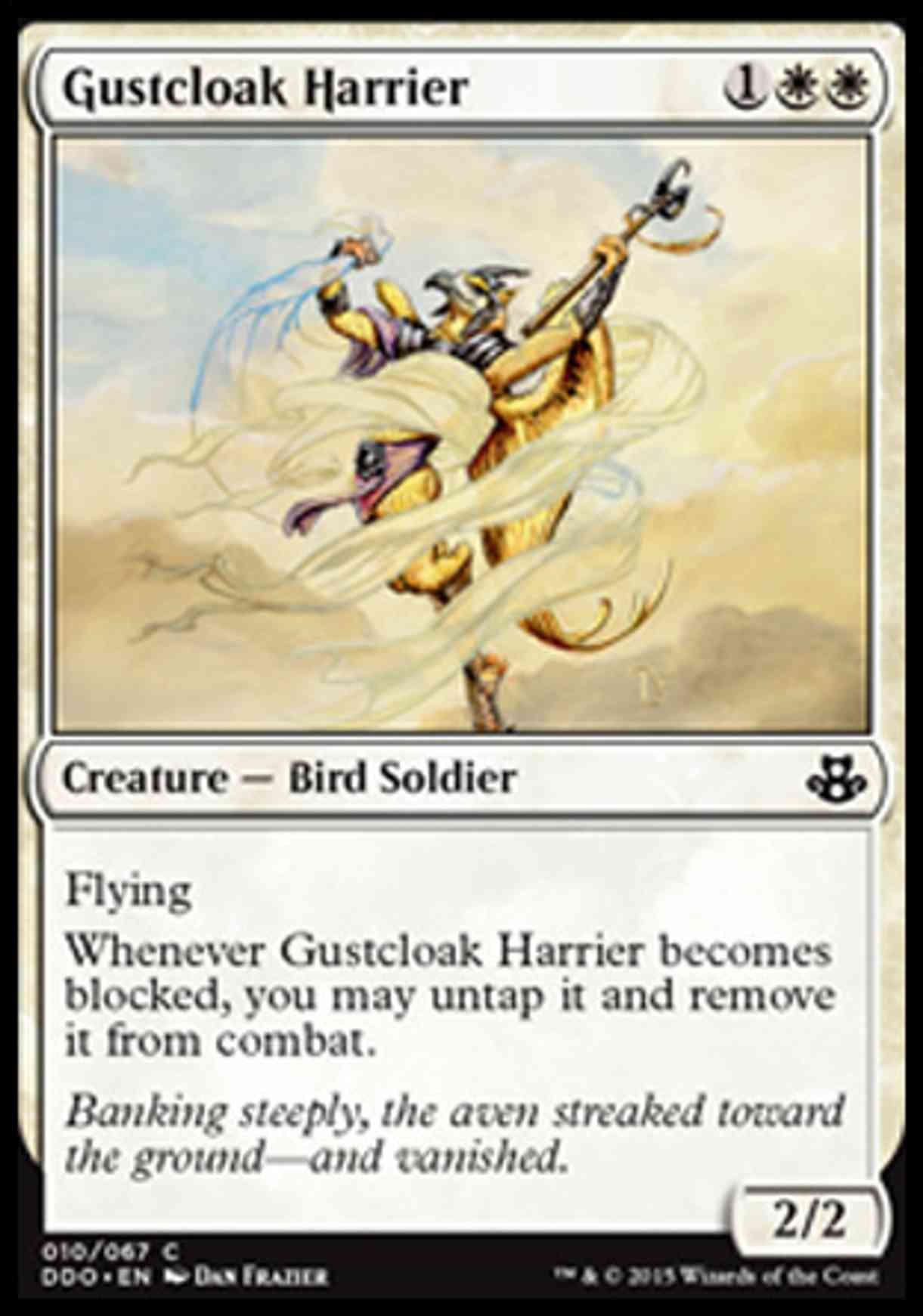Gustcloak Harrier magic card front