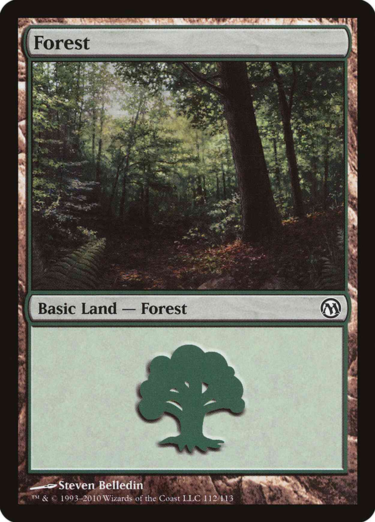 Forest (112) magic card front