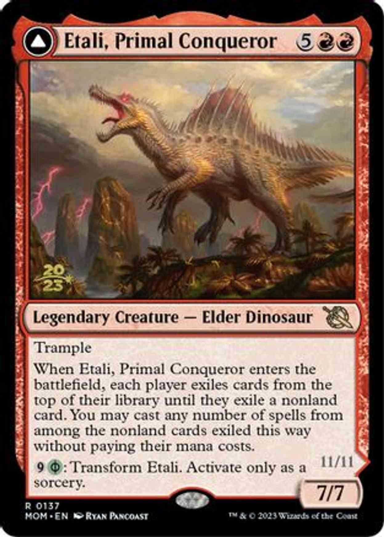 Etali, Primal Conqueror magic card front