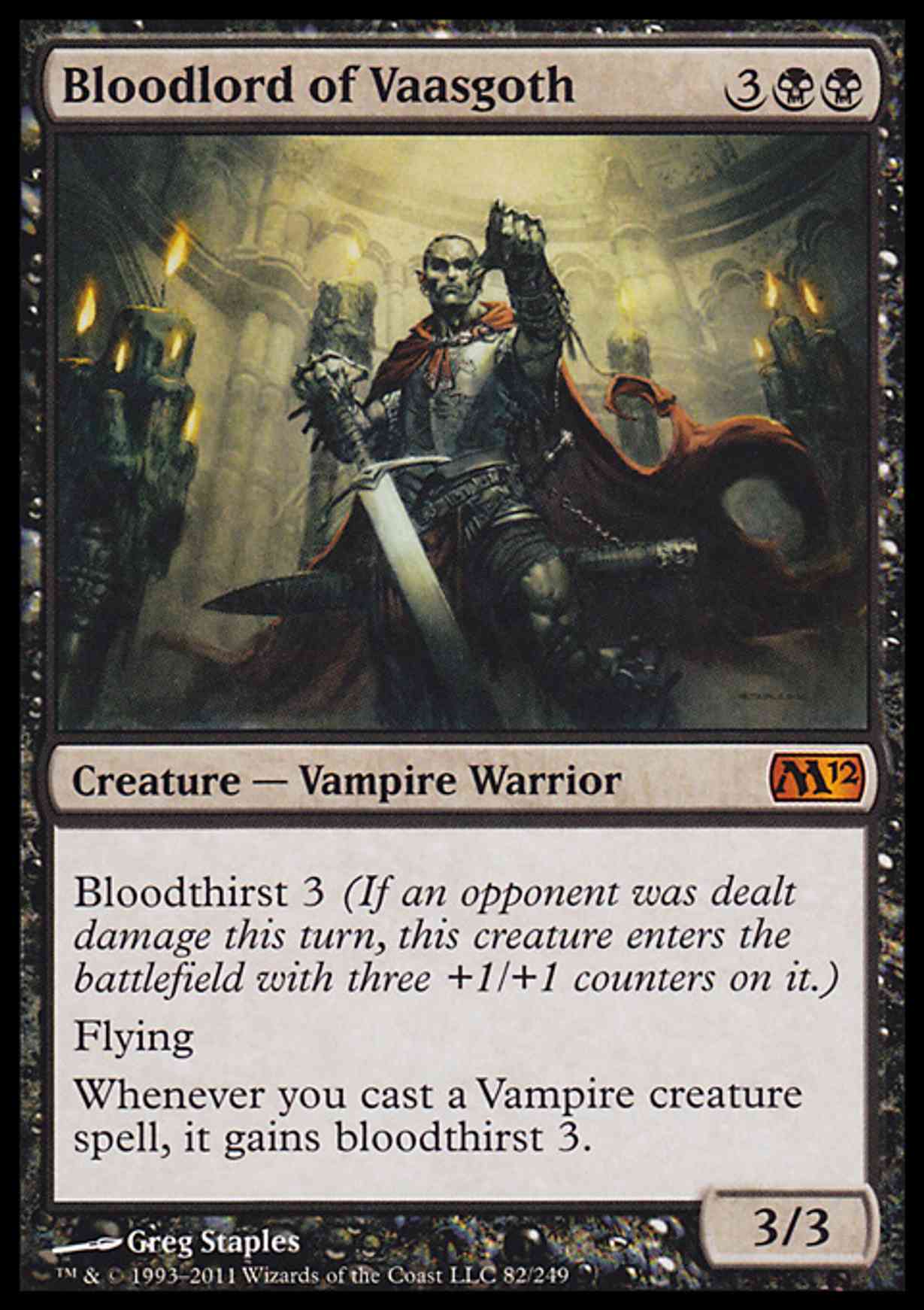 Bloodlord of Vaasgoth magic card front