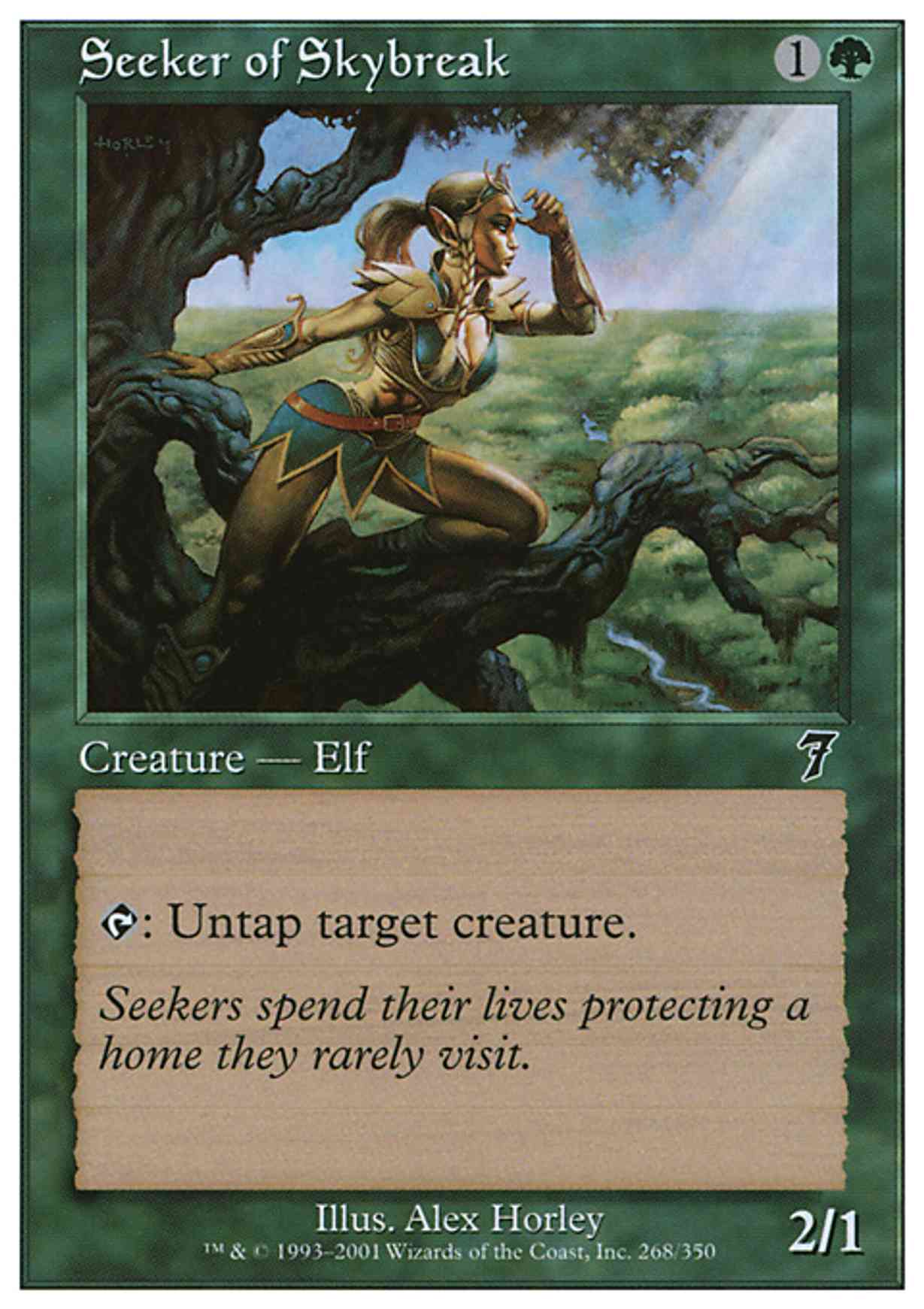 Seeker of Skybreak magic card front