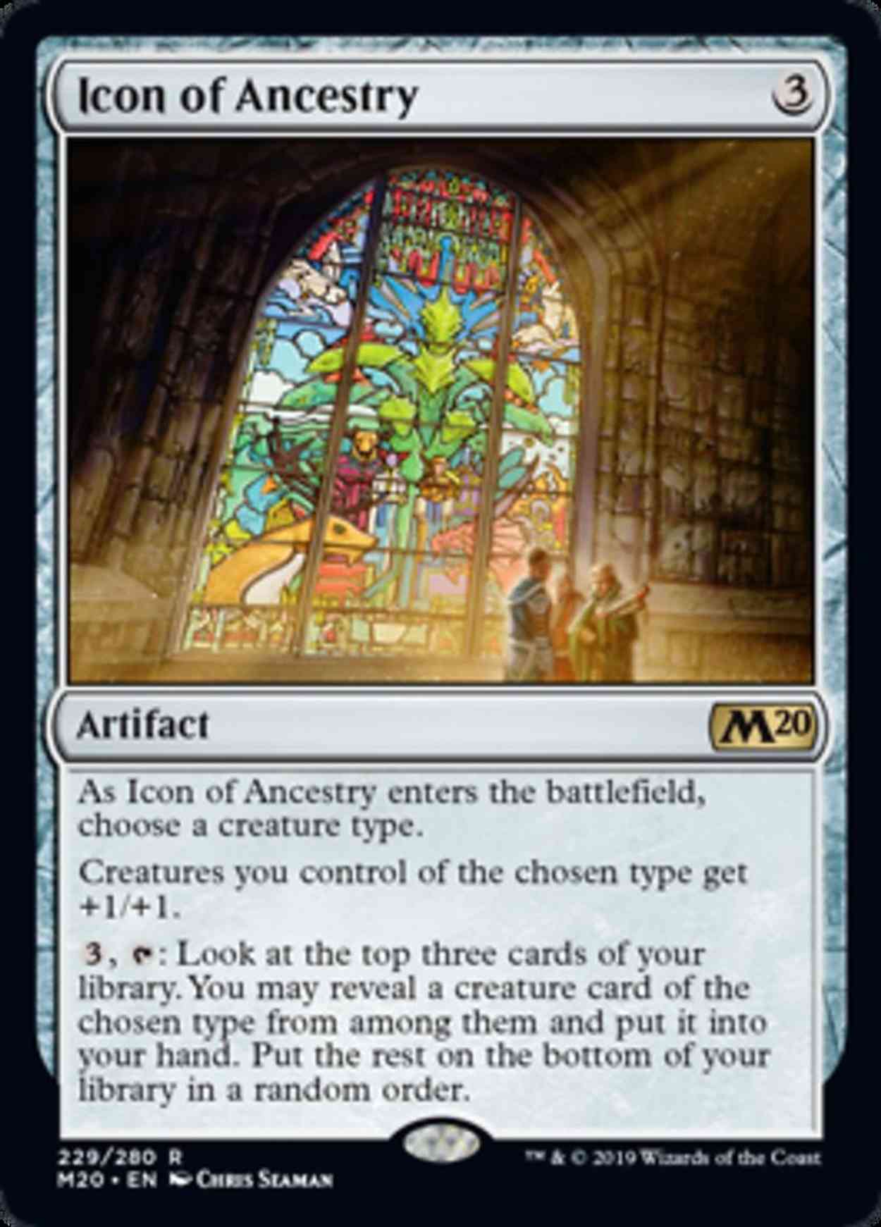 Icon of Ancestry magic card front