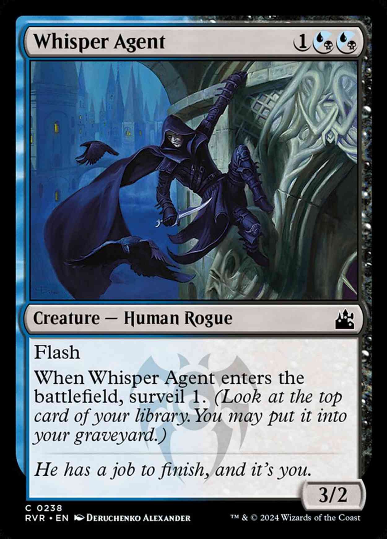 Whisper Agent magic card front