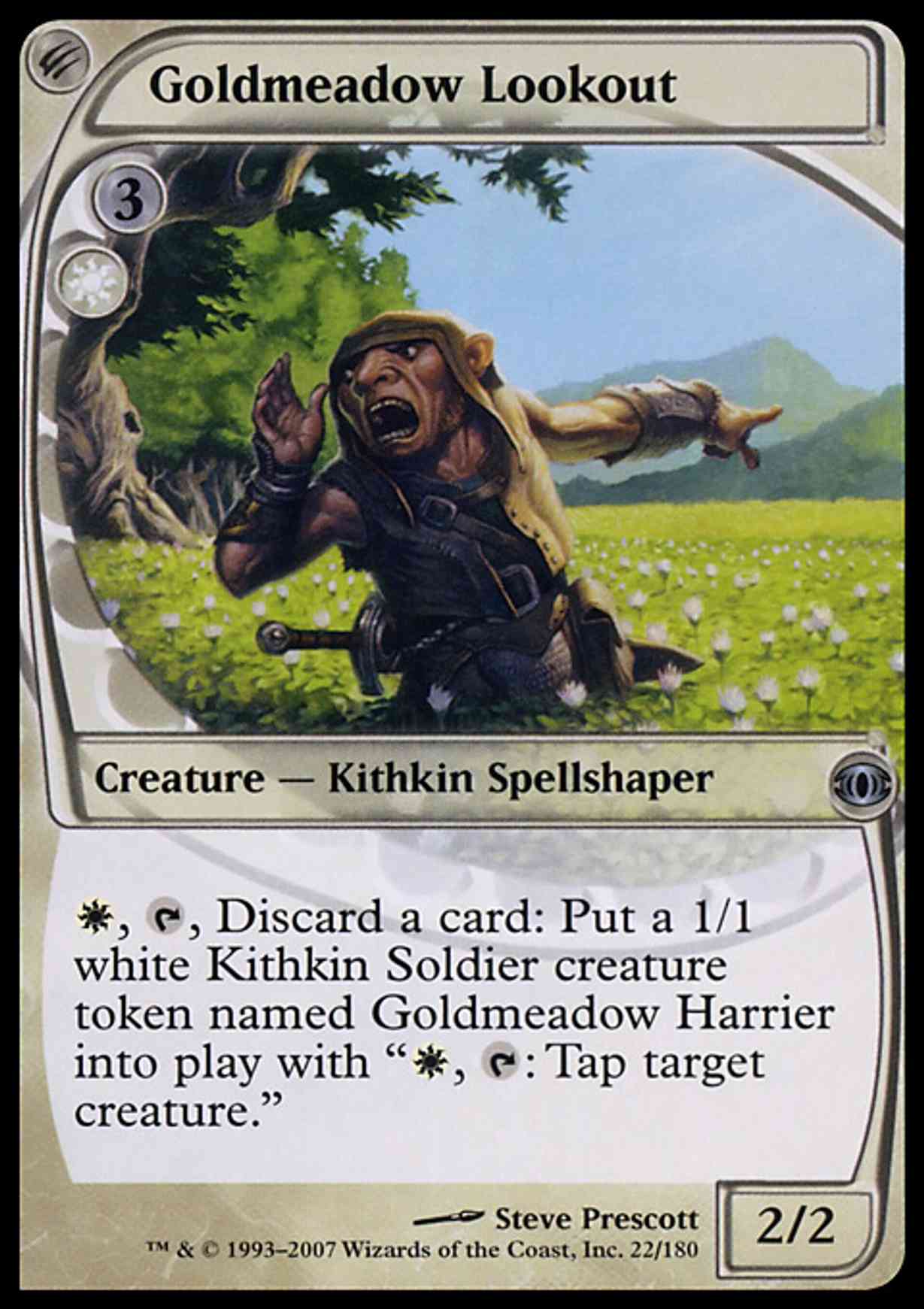 Goldmeadow Lookout magic card front