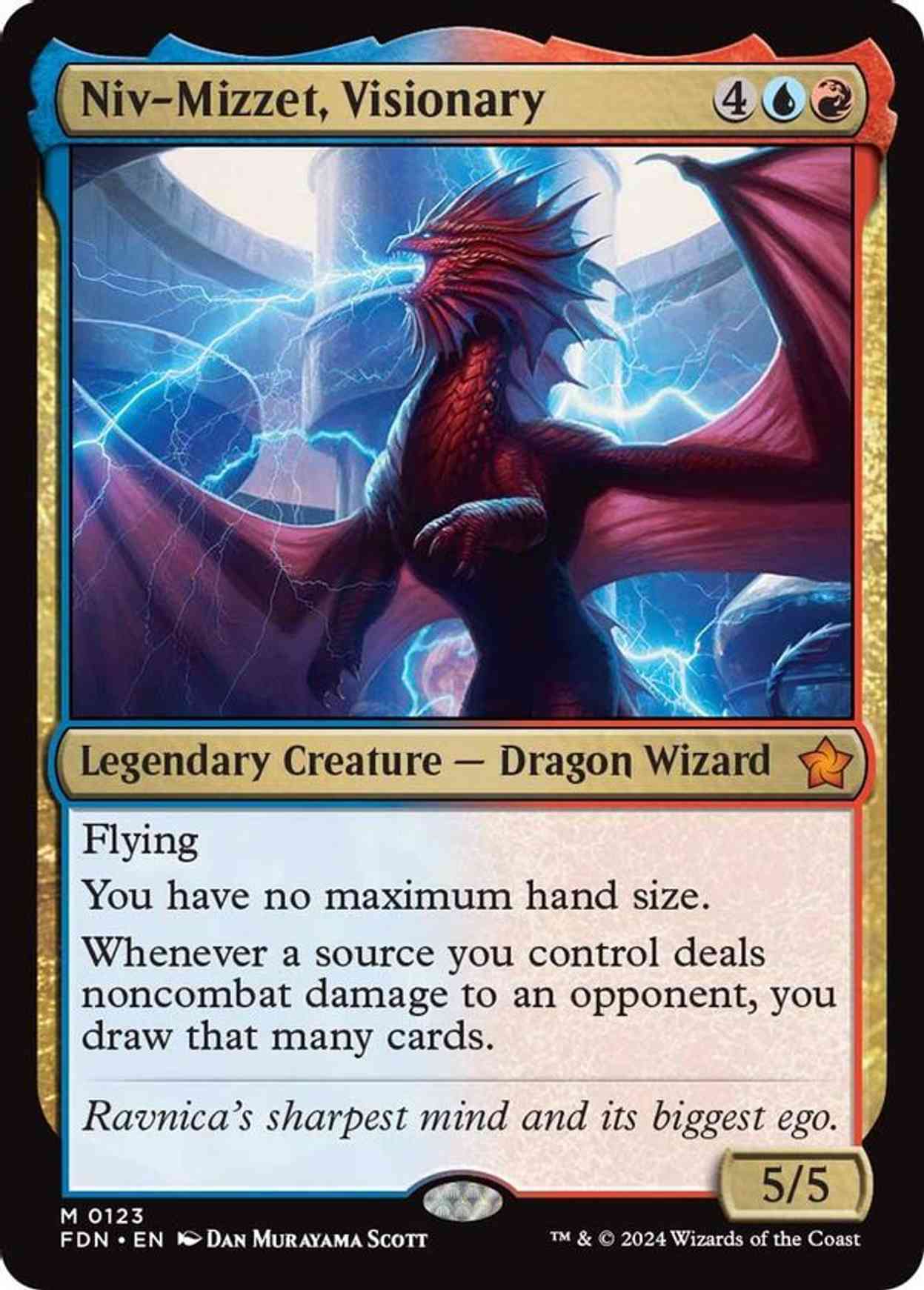 Niv-Mizzet, Visionary magic card front