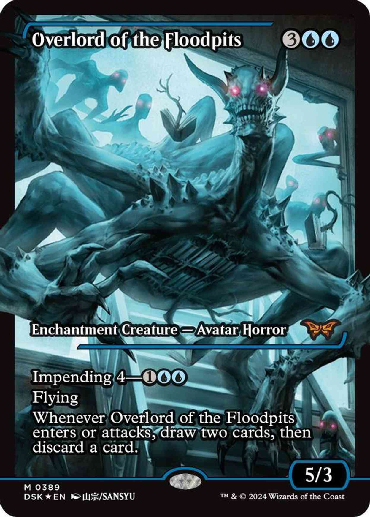 Overlord of the Floodpits (Japan Showcase) magic card front