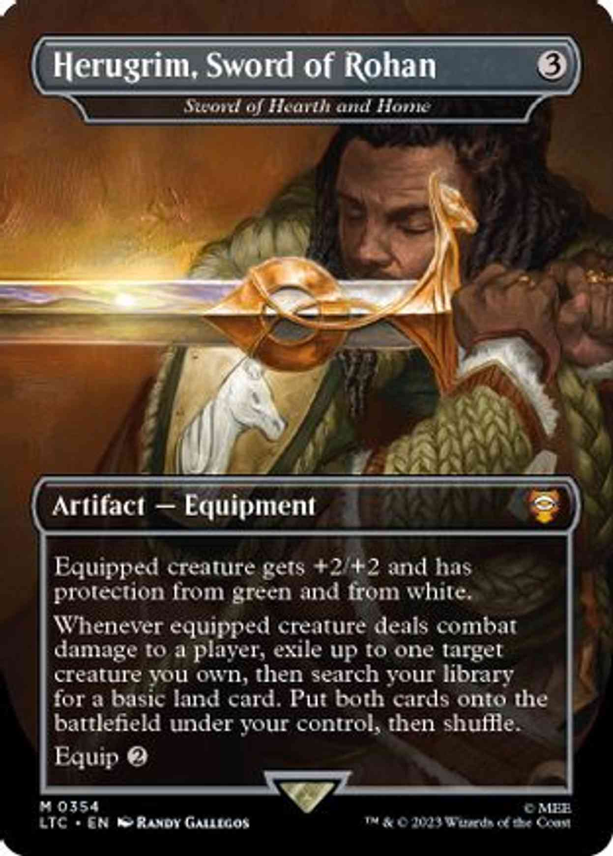 Herugrim, Sword of Rohan - Sword of Hearth and Home magic card front