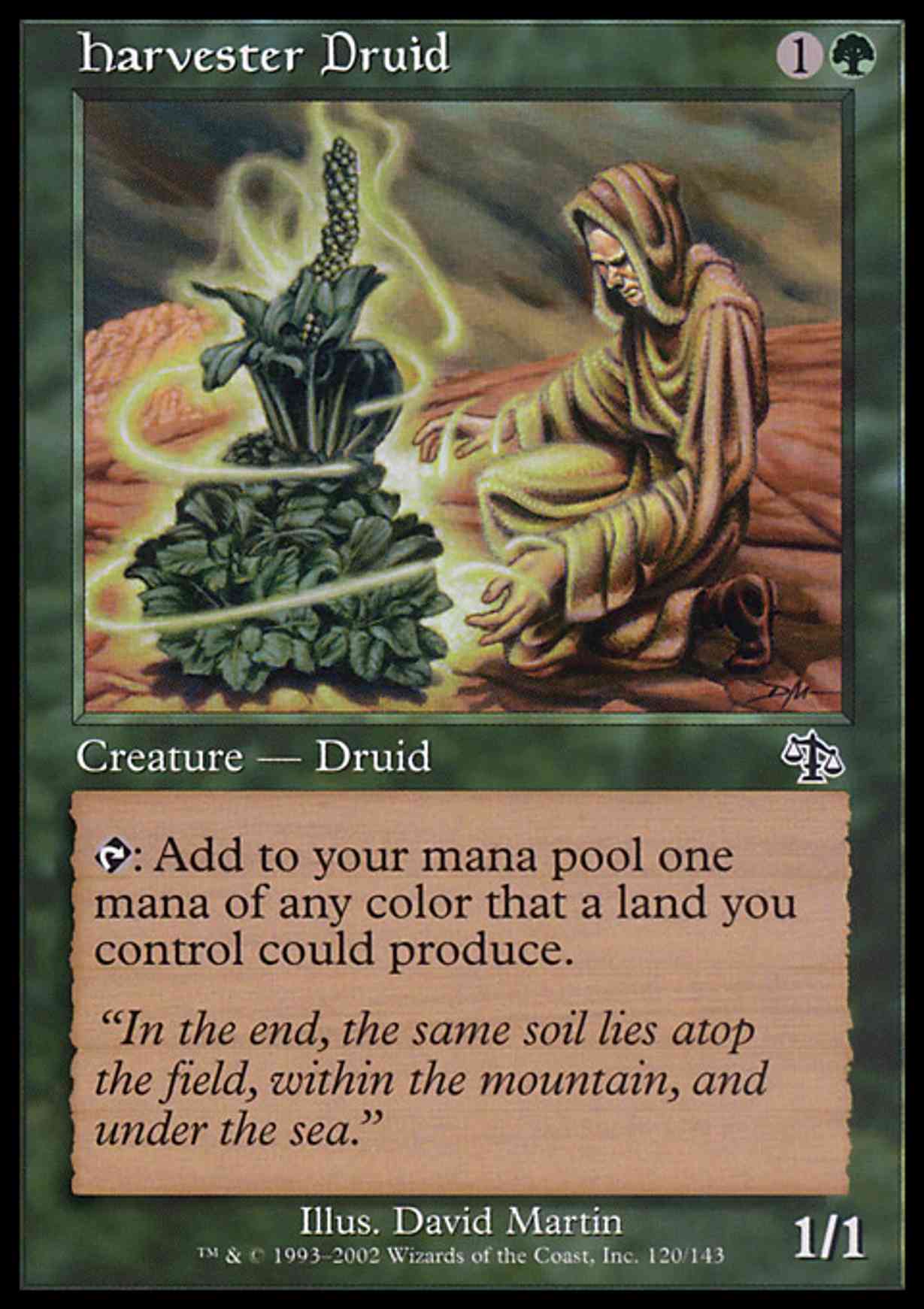 Harvester Druid magic card front