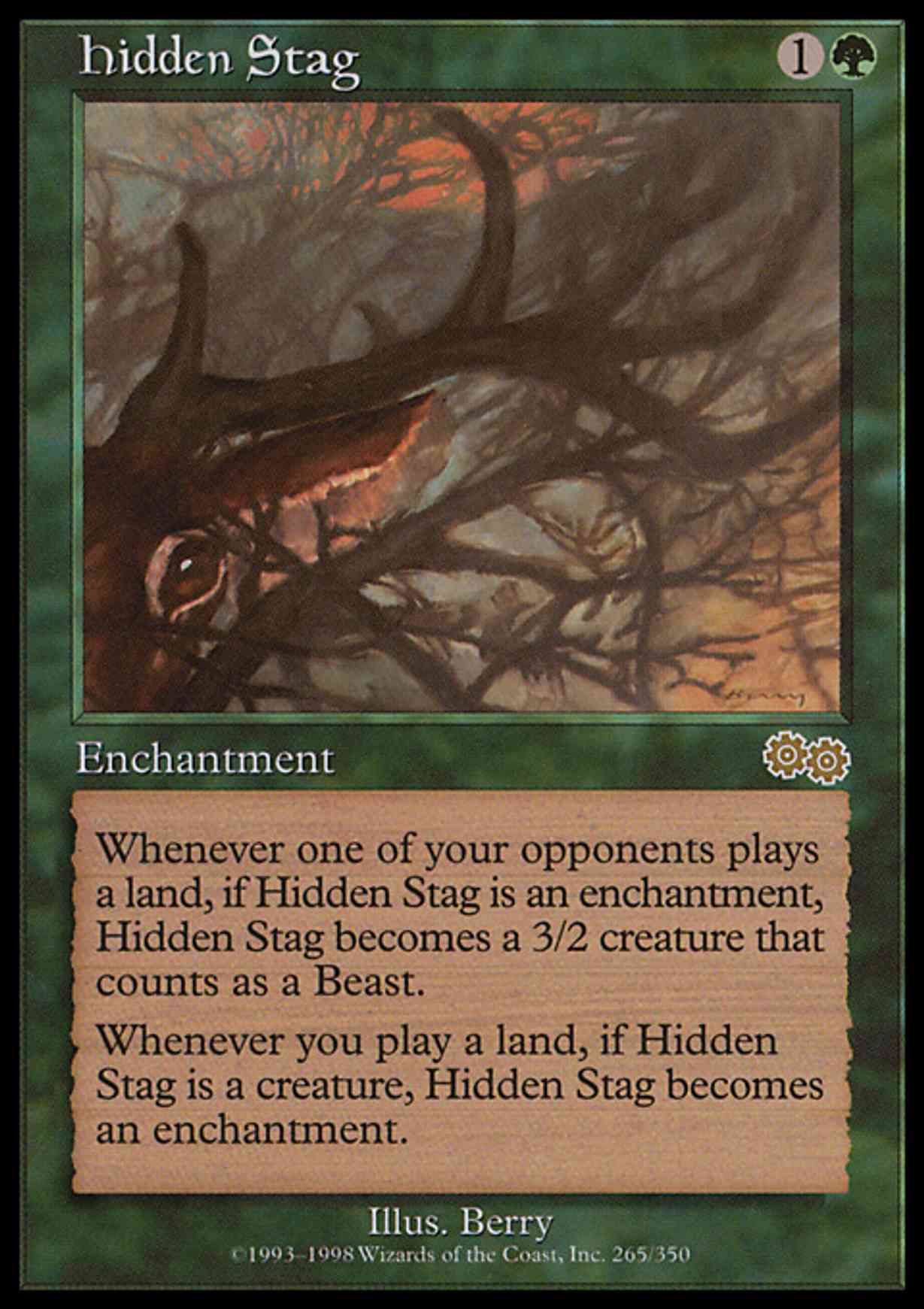 Hidden Stag magic card front