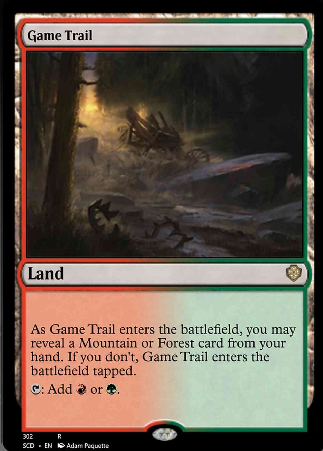 Game Trail magic card front