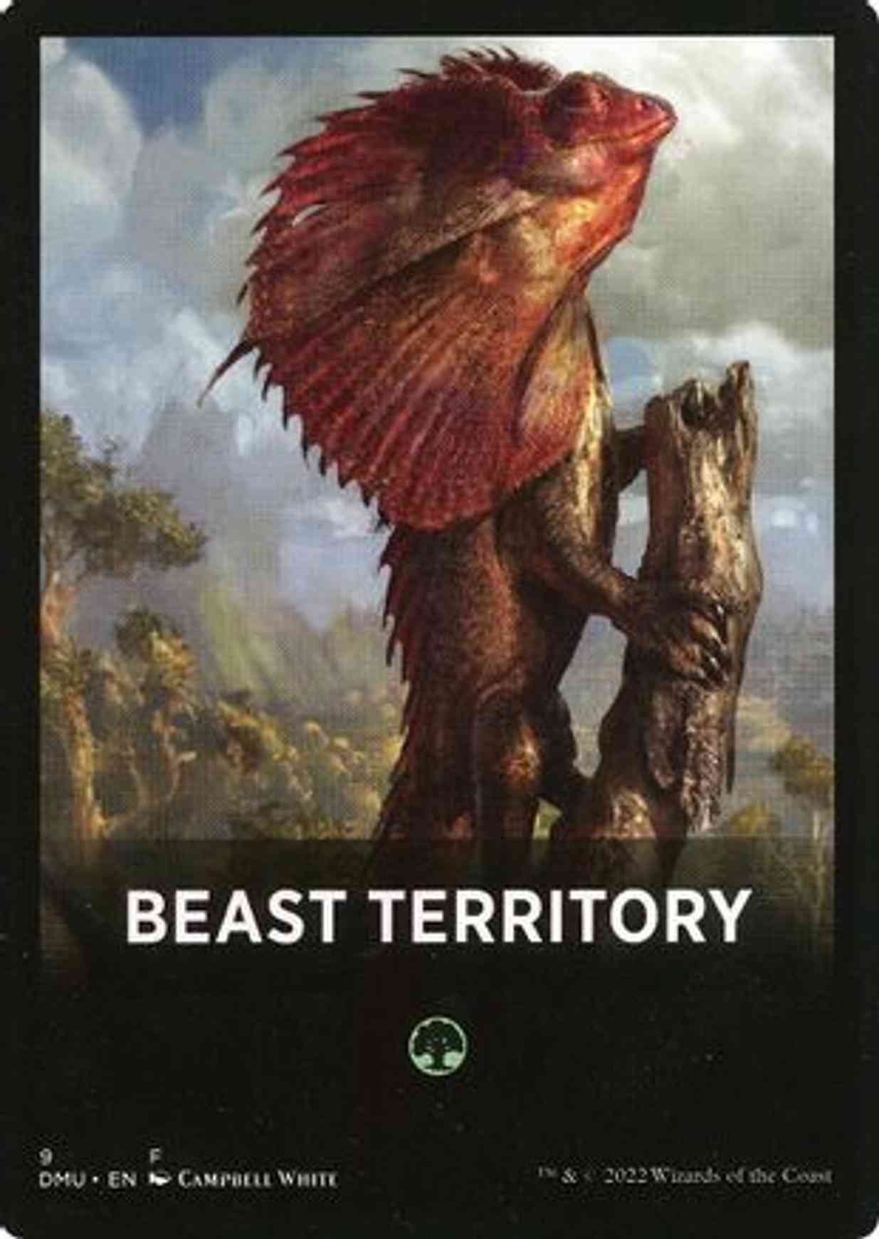 Beast Territory Theme Card magic card front