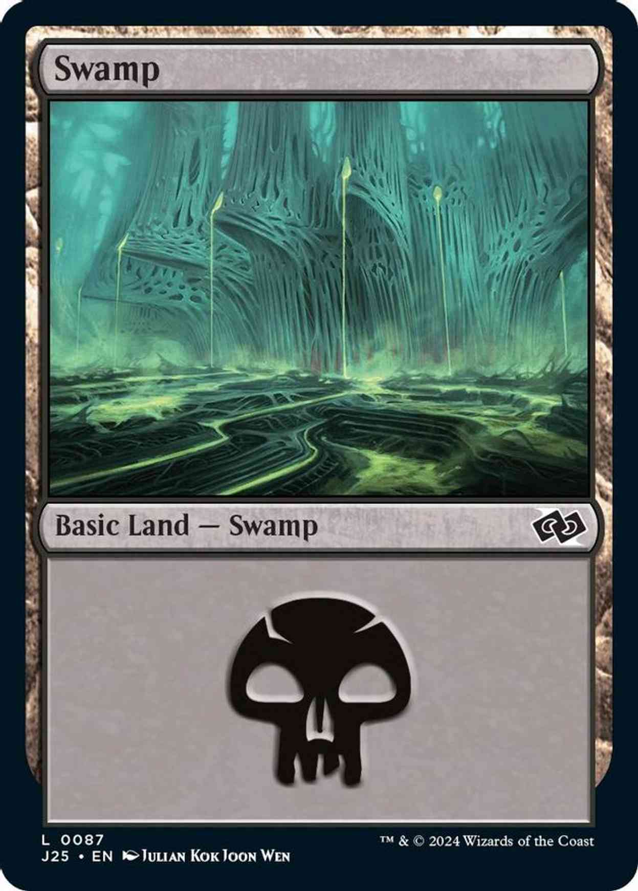 Swamp (0087) magic card front