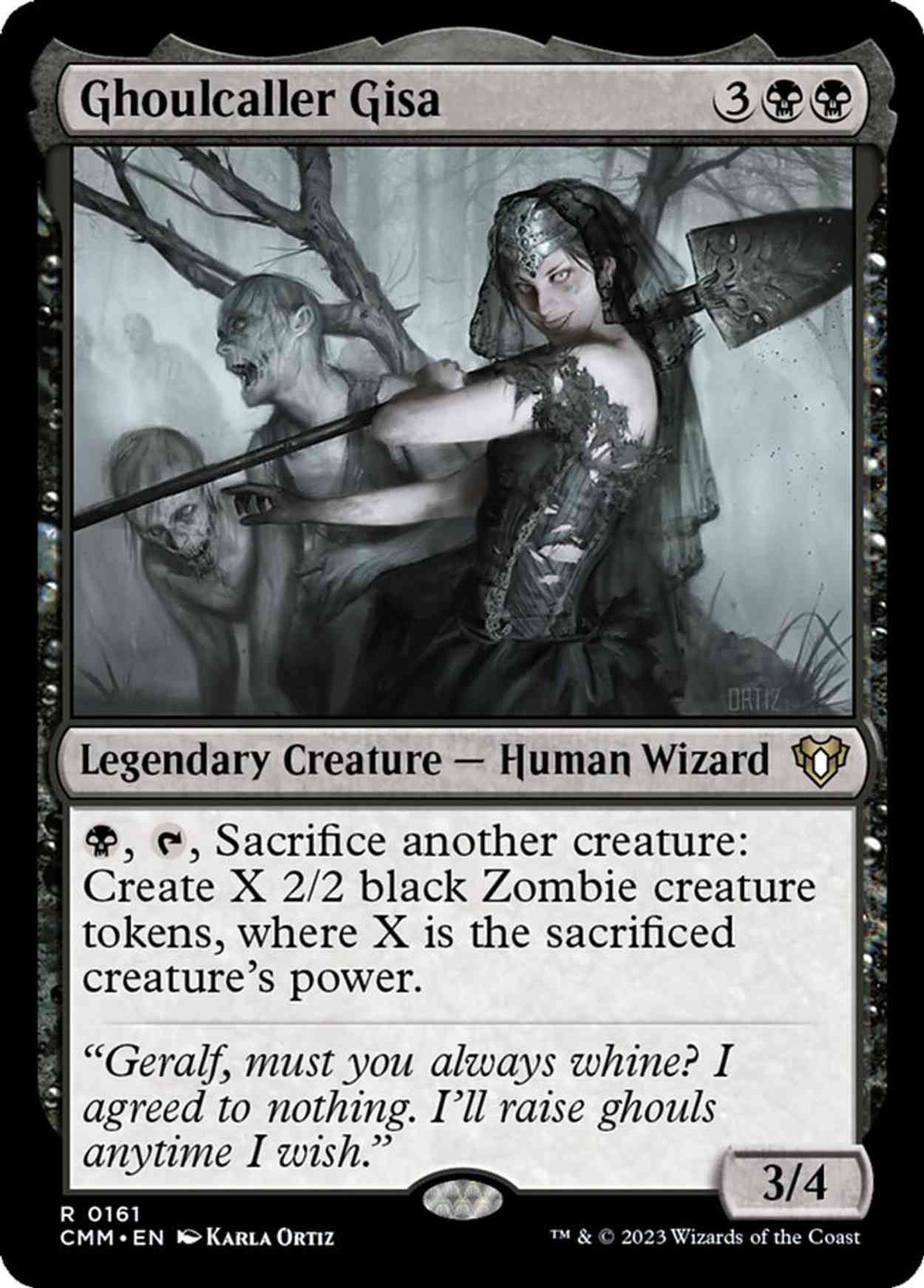 Ghoulcaller Gisa magic card front
