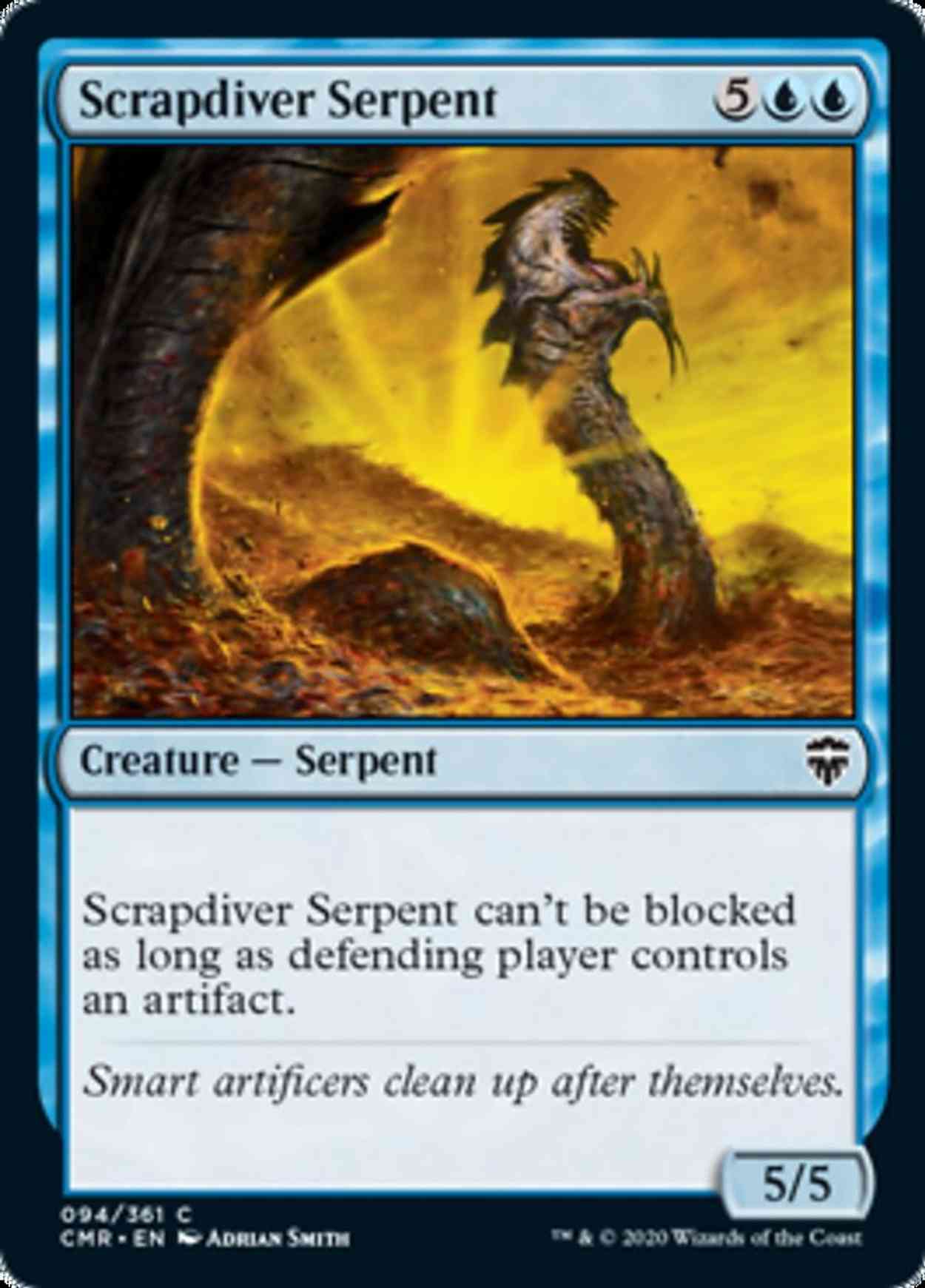 Scrapdiver Serpent magic card front