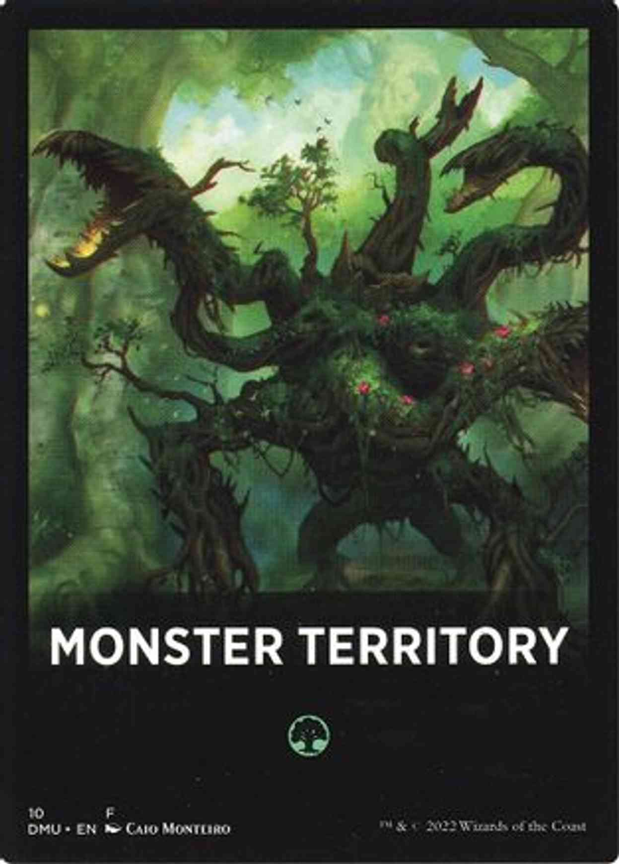 Monster Territory Theme Card magic card front