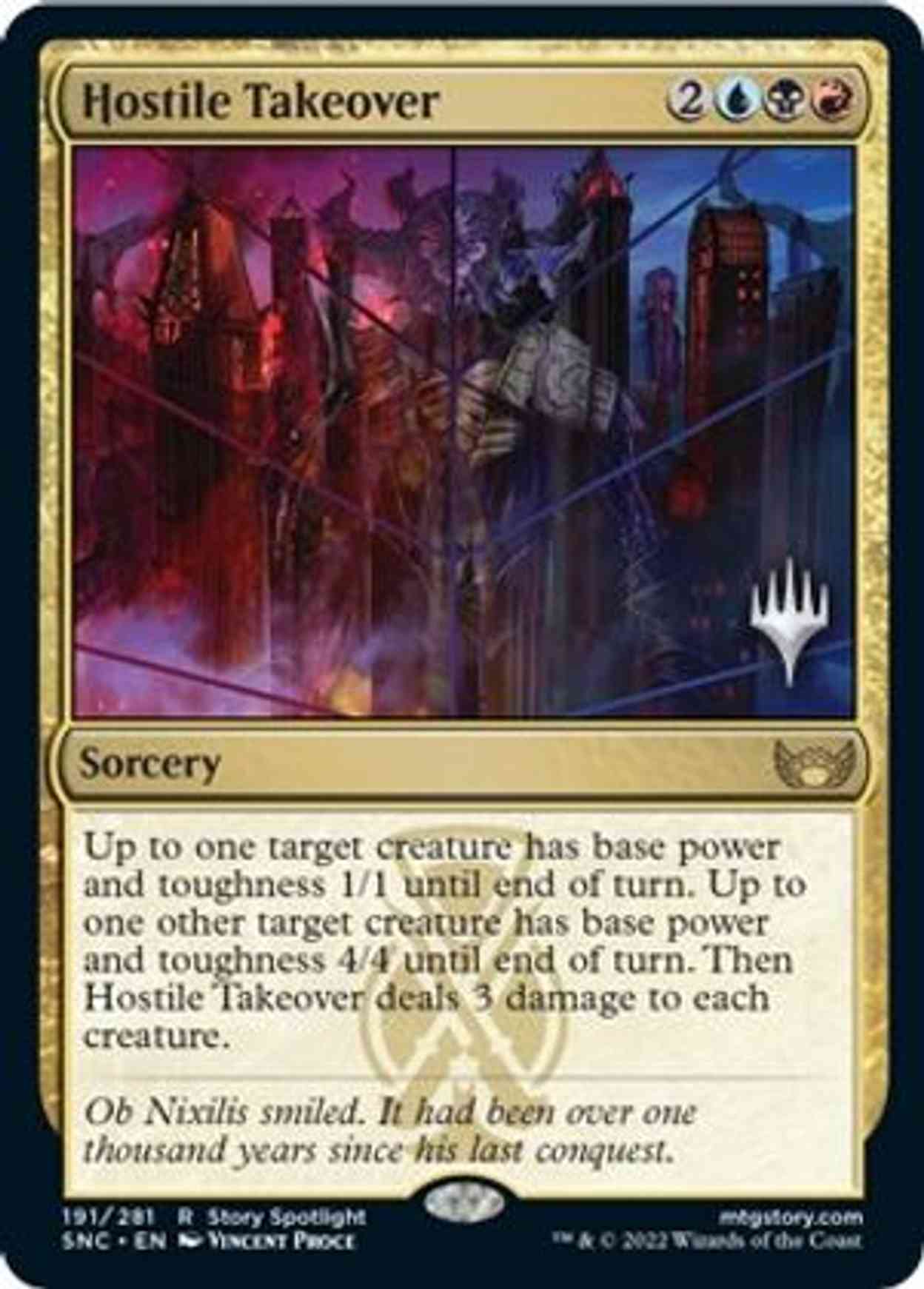 Hostile Takeover magic card front