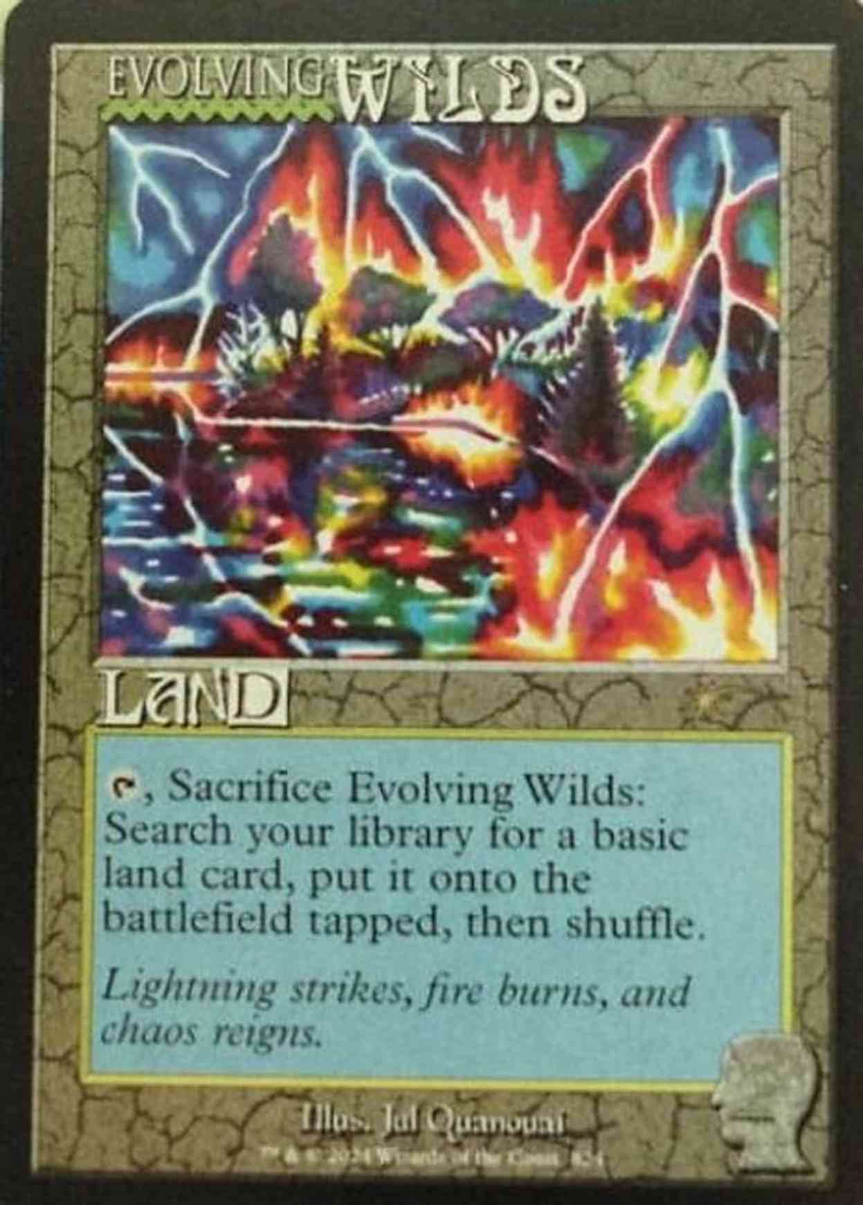 Evolving Wilds (Rainbow Foil) magic card front