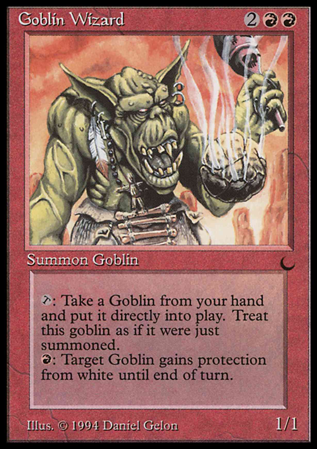 Goblin Wizard magic card front