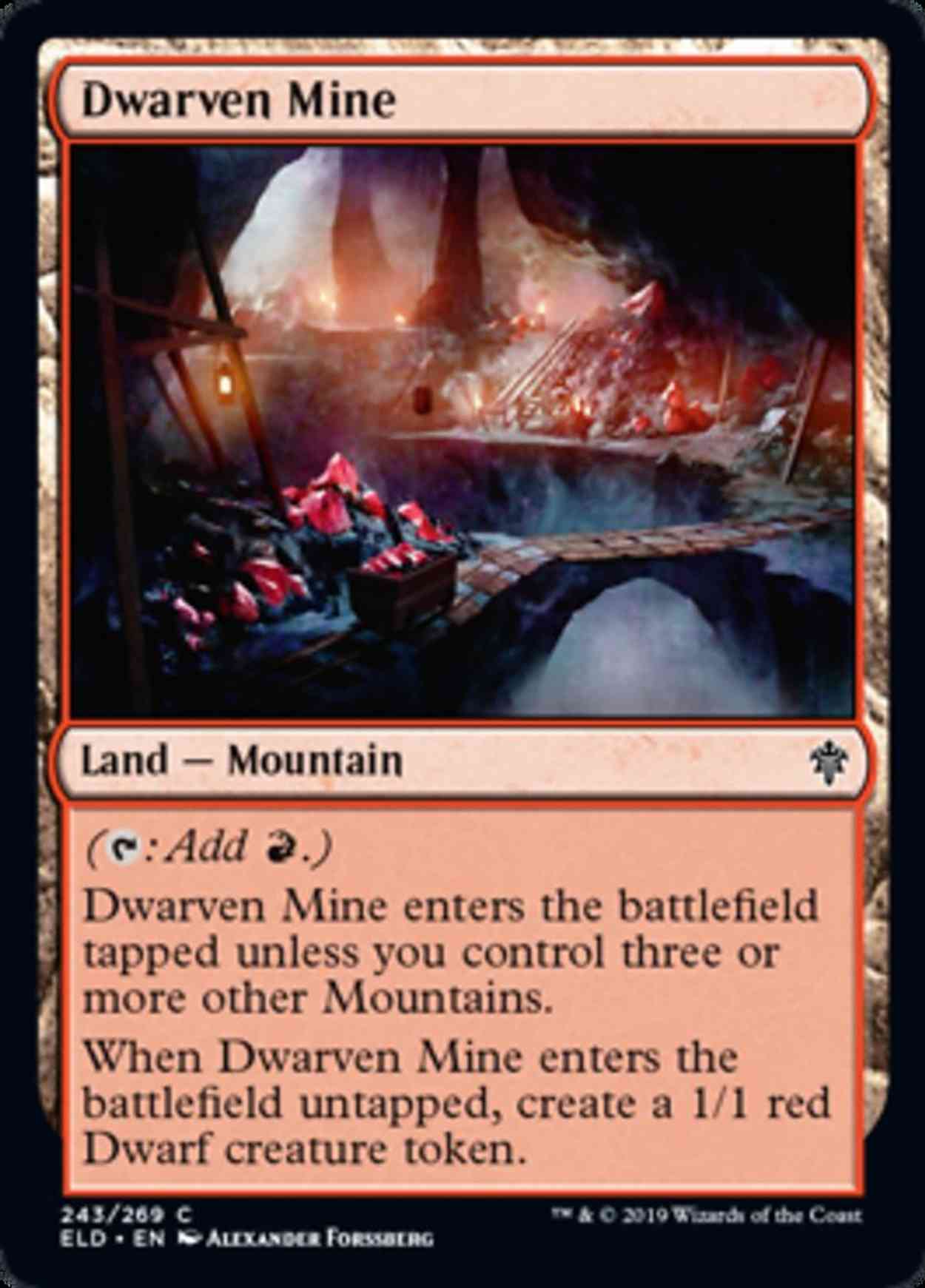 Dwarven Mine magic card front