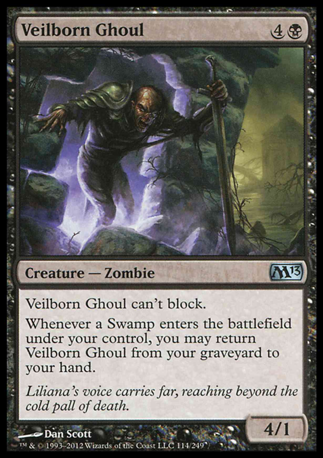 Veilborn Ghoul magic card front