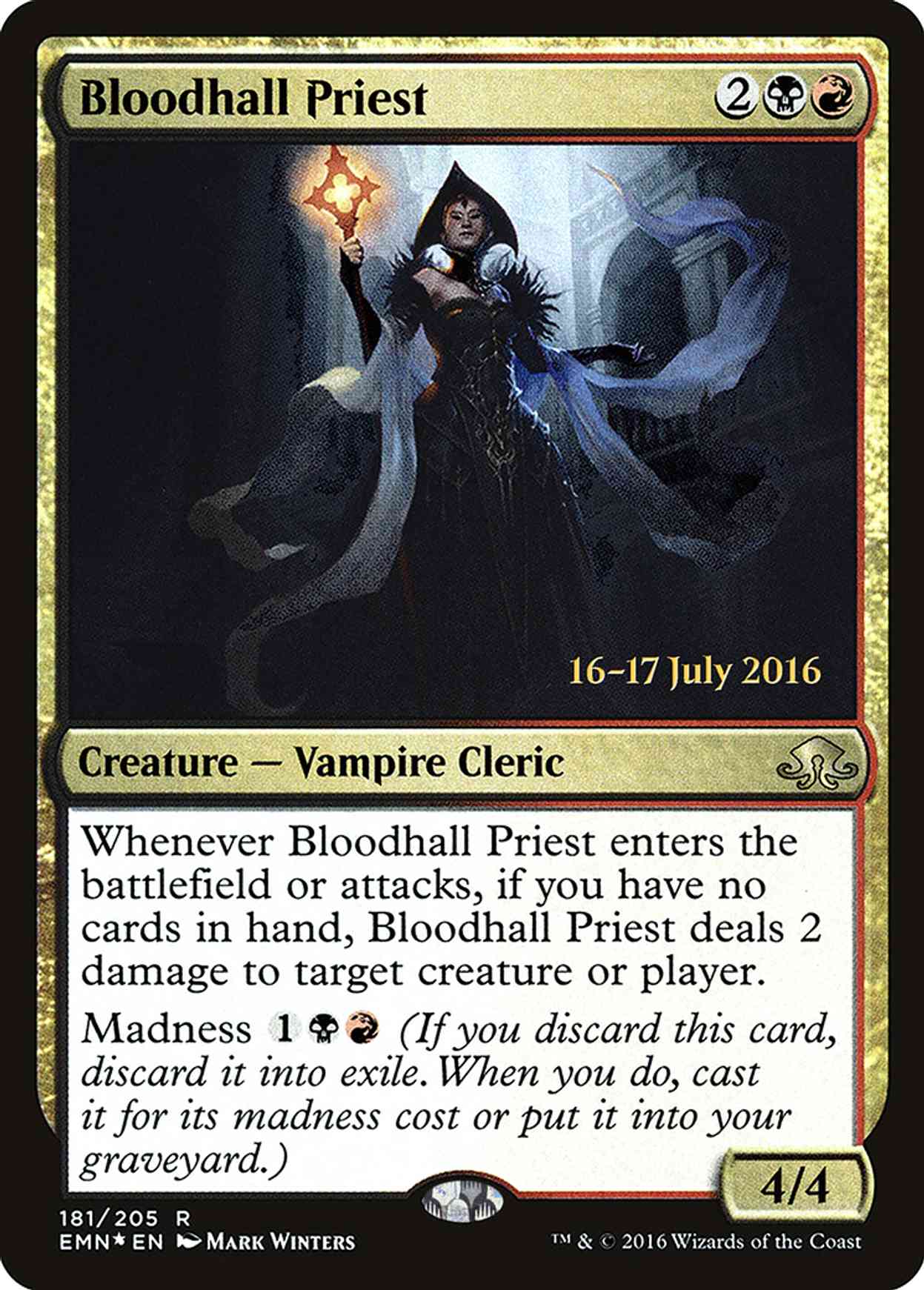 Bloodhall Priest magic card front