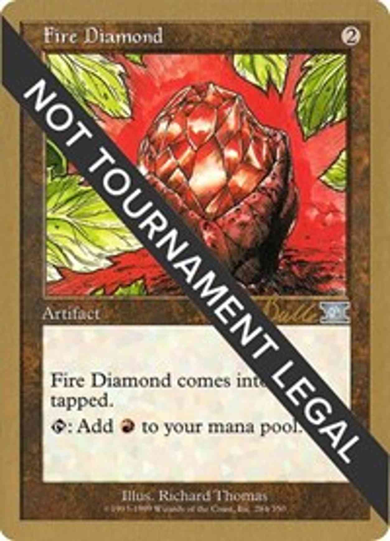 Fire Diamond - 1999 Kai Budde (6ED) magic card front