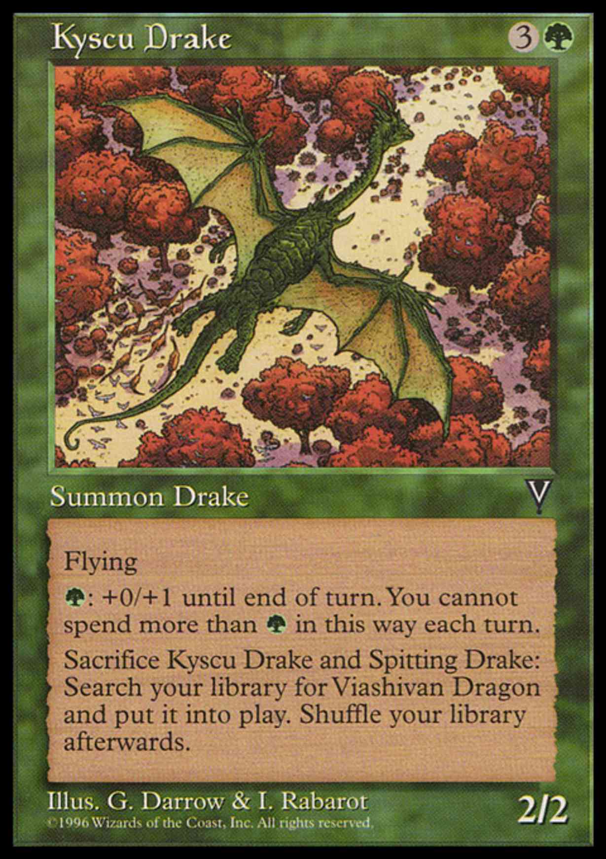 Kyscu Drake magic card front