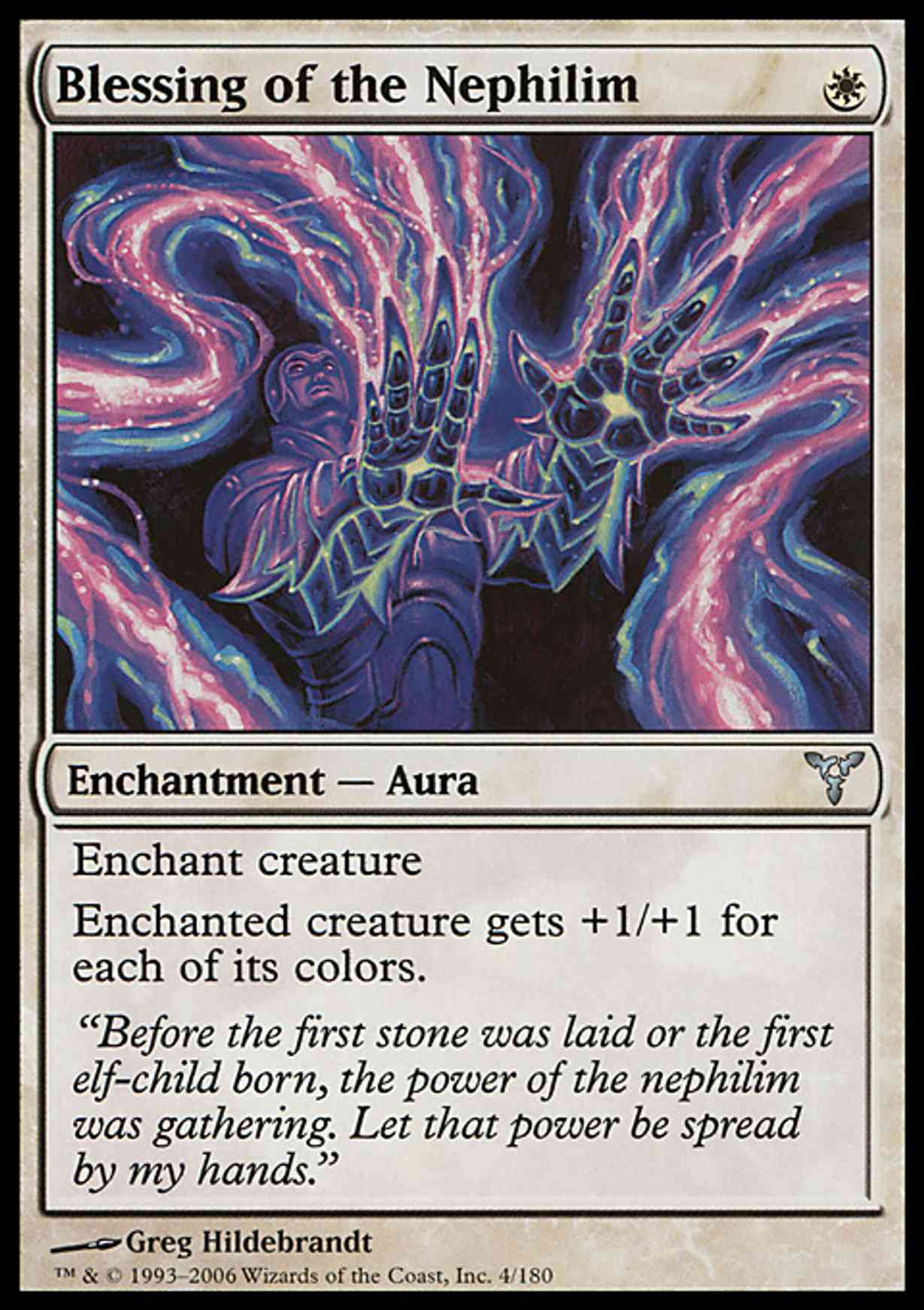 Blessing of the Nephilim magic card front