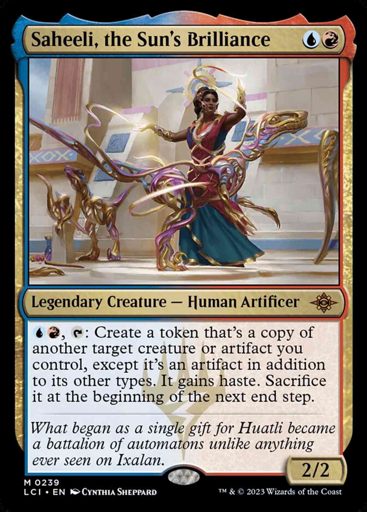 Saheeli, the Sun's Brilliance magic card front