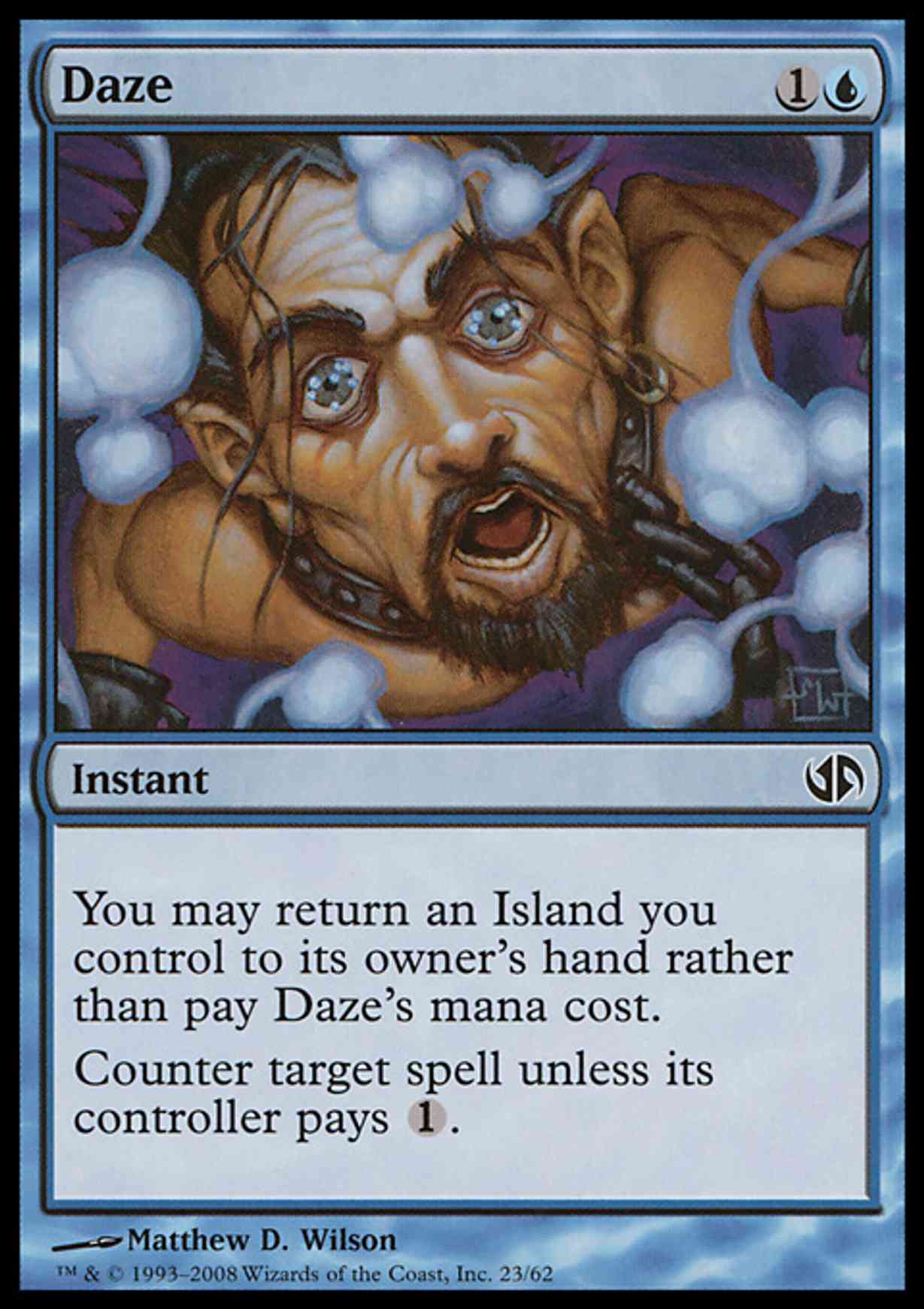 Daze magic card front