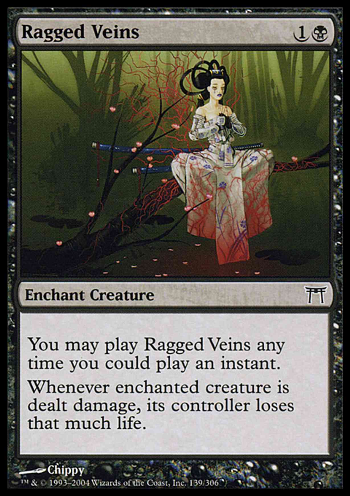 Ragged Veins magic card front