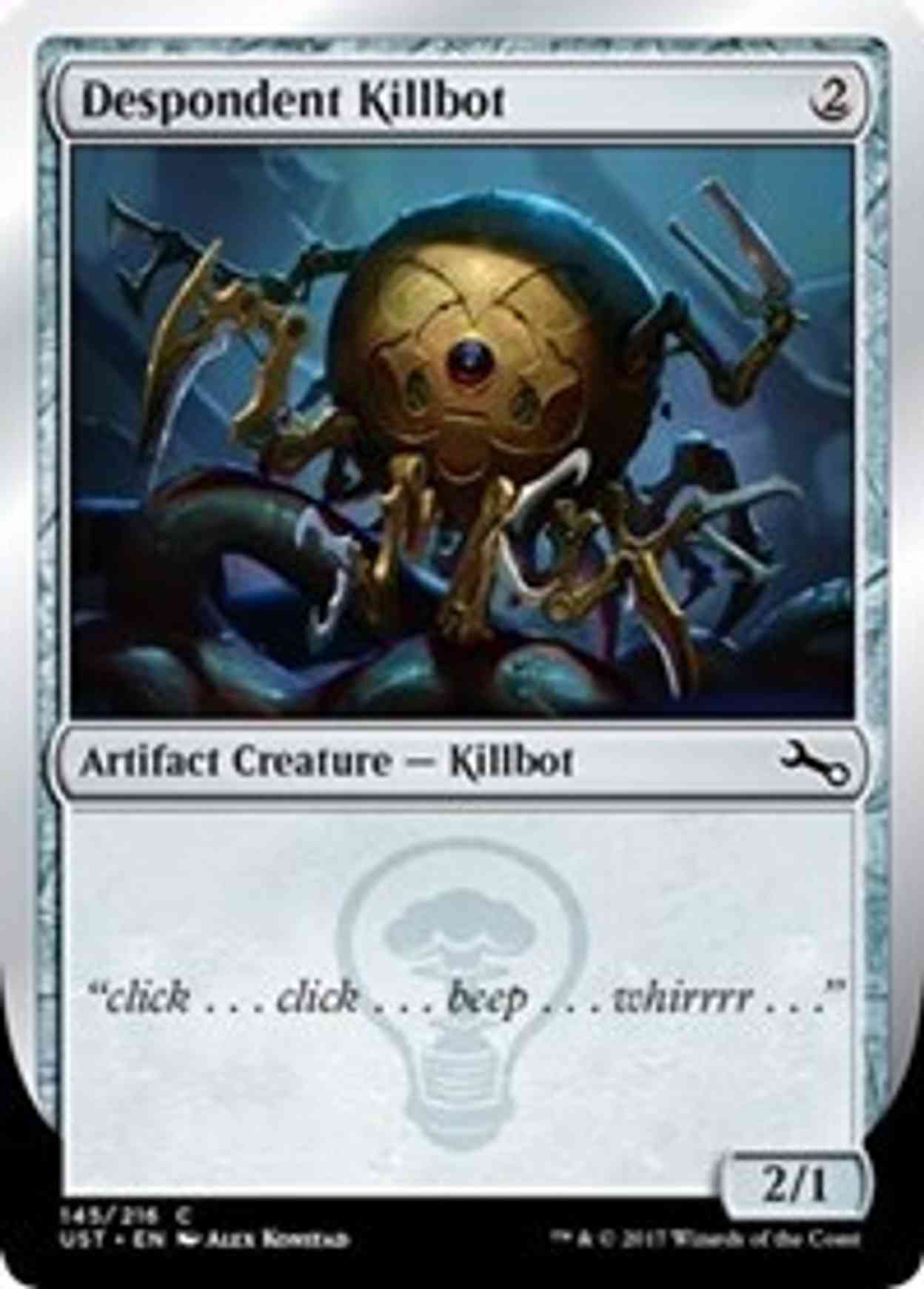 Despondent Killbot magic card front