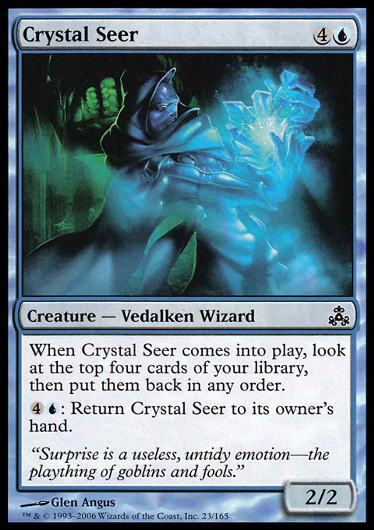 Crystal Seer magic card front