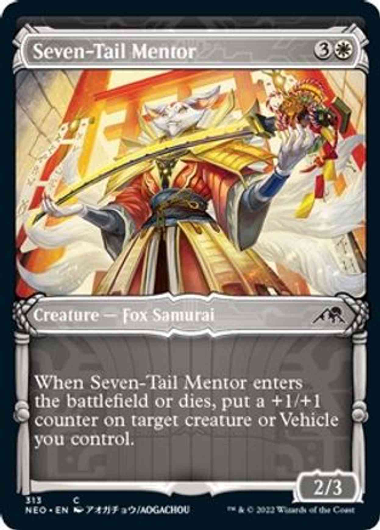 Seven-Tail Mentor (Showcase) magic card front