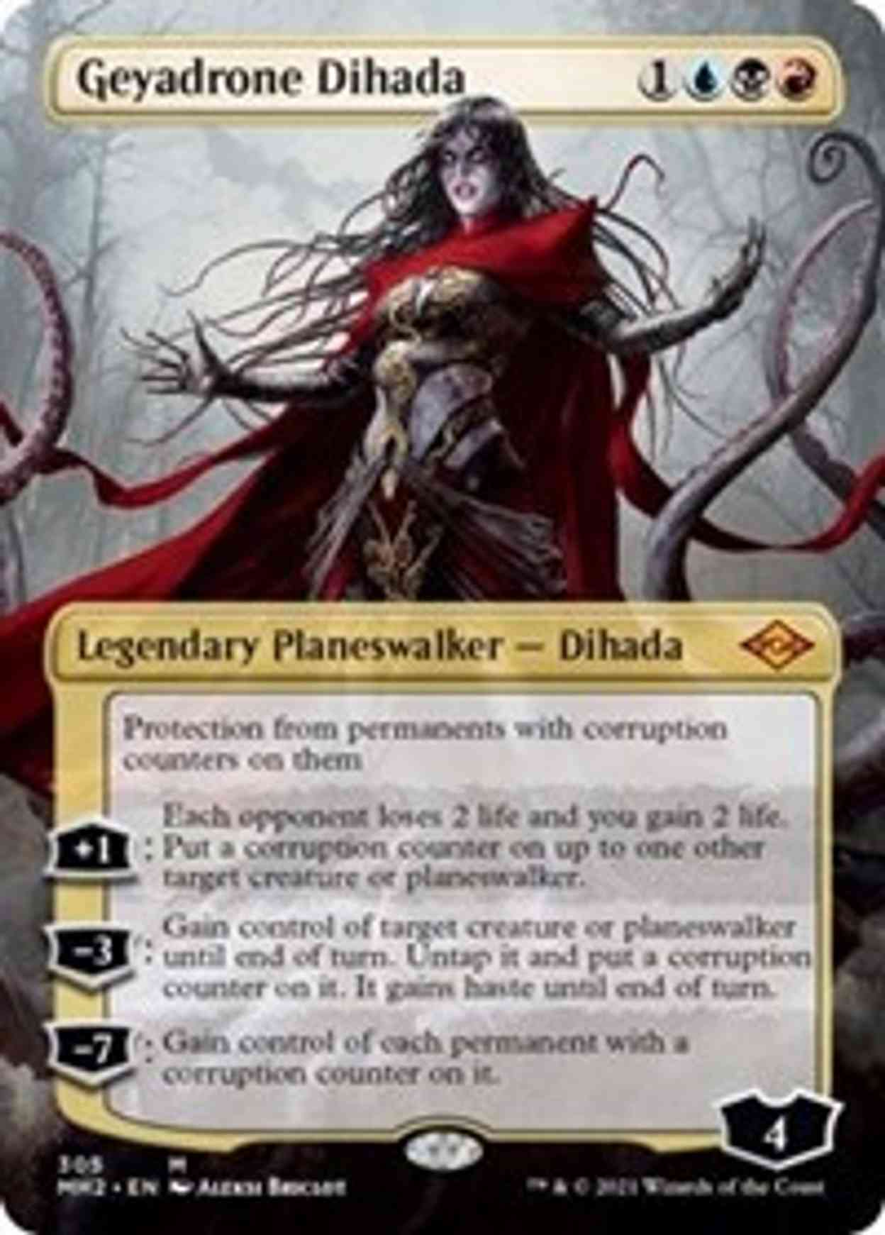 Geyadrone Dihada (Borderless) magic card front