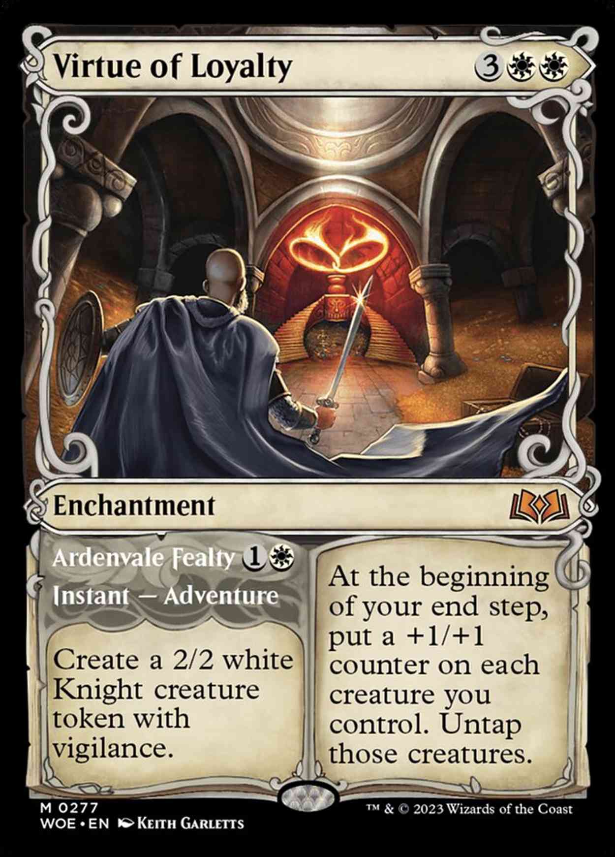 Virtue of Loyalty (Showcase) magic card front