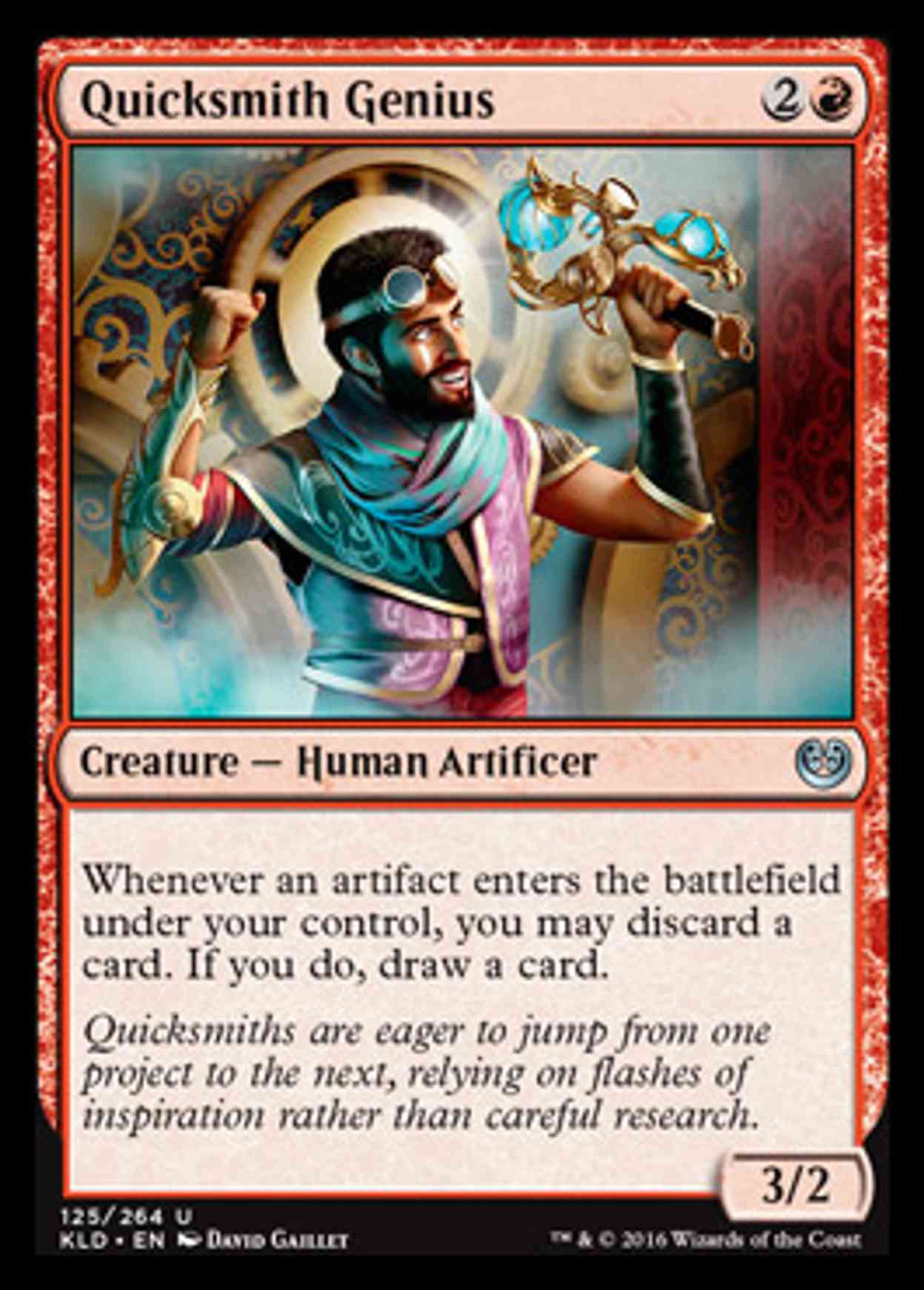Quicksmith Genius magic card front