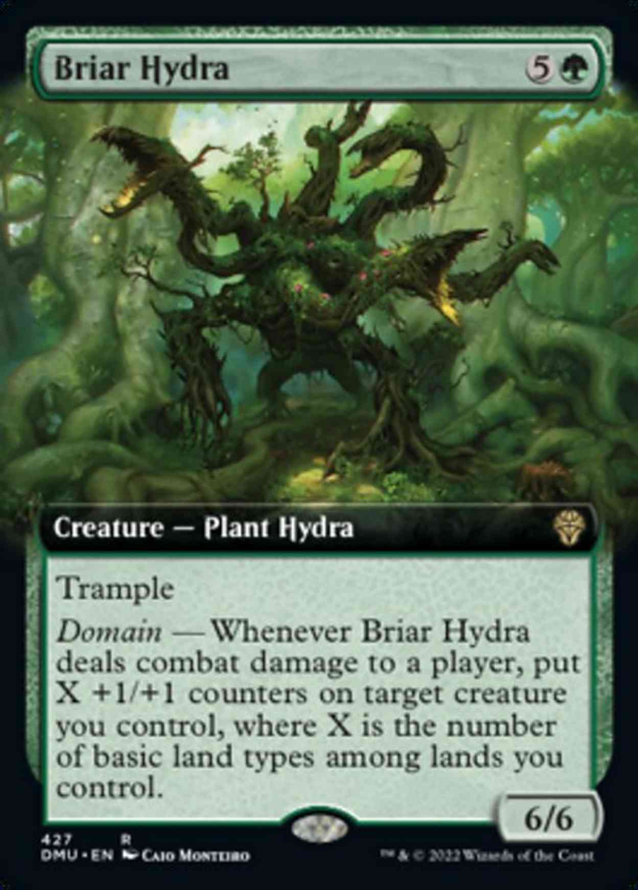 Briar Hydra (Extended Art) magic card front