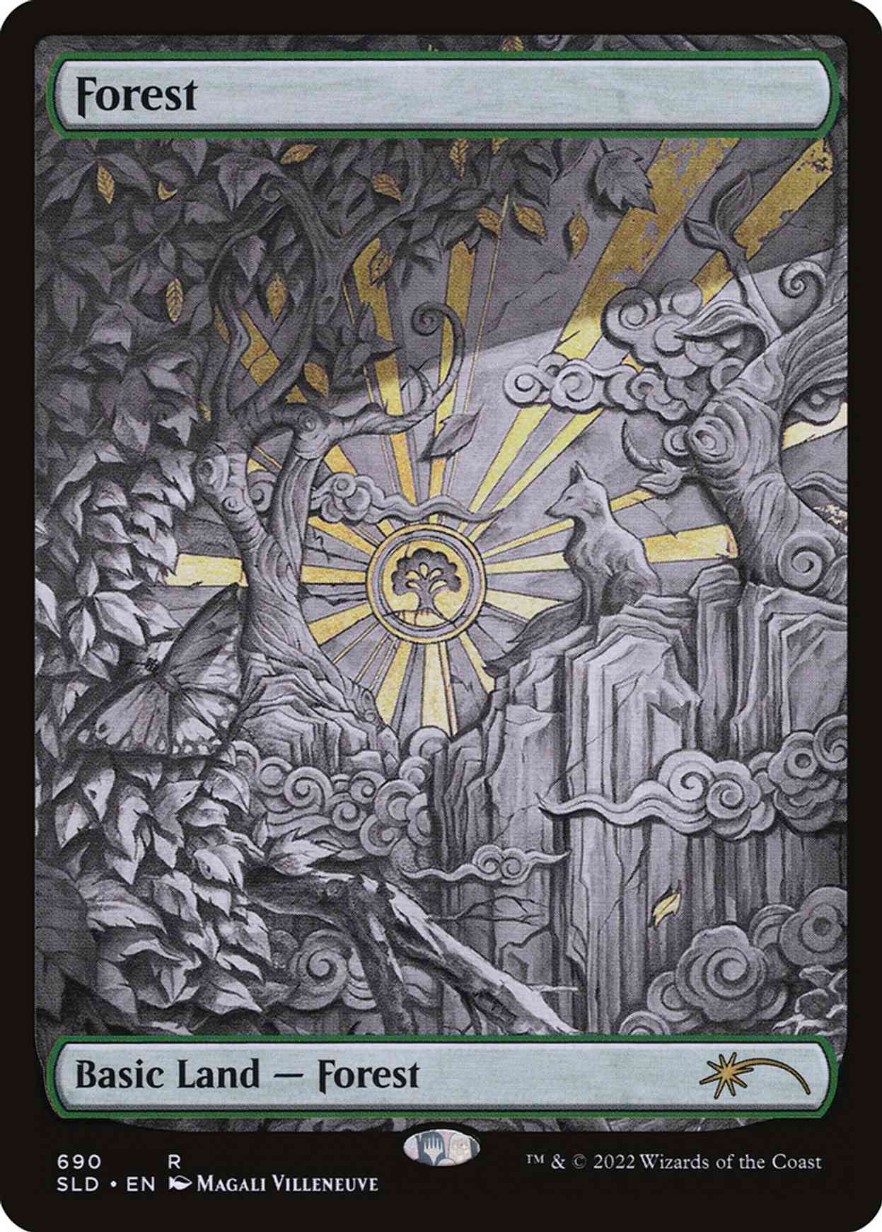 Forest (690) magic card front
