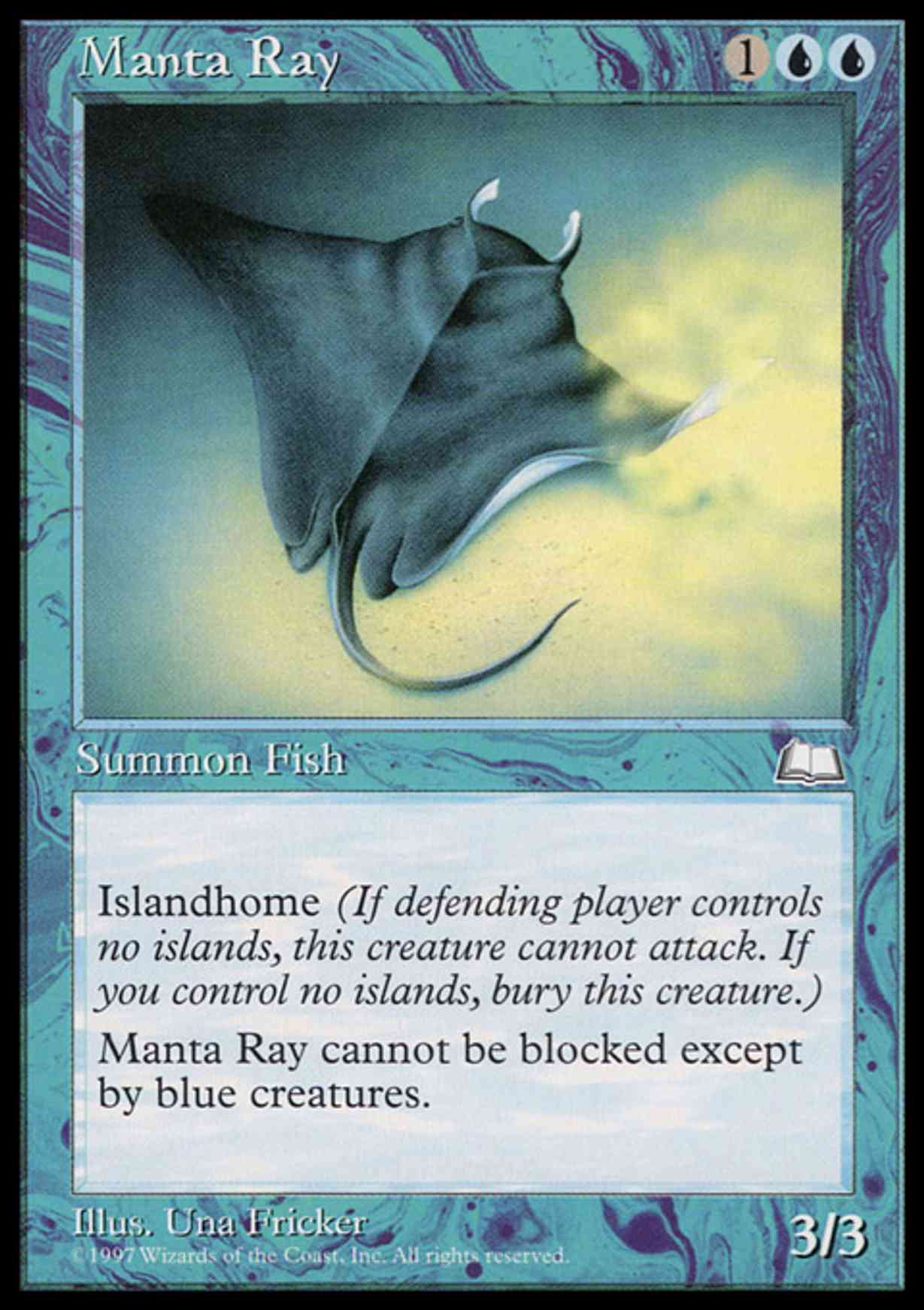 Manta Ray magic card front