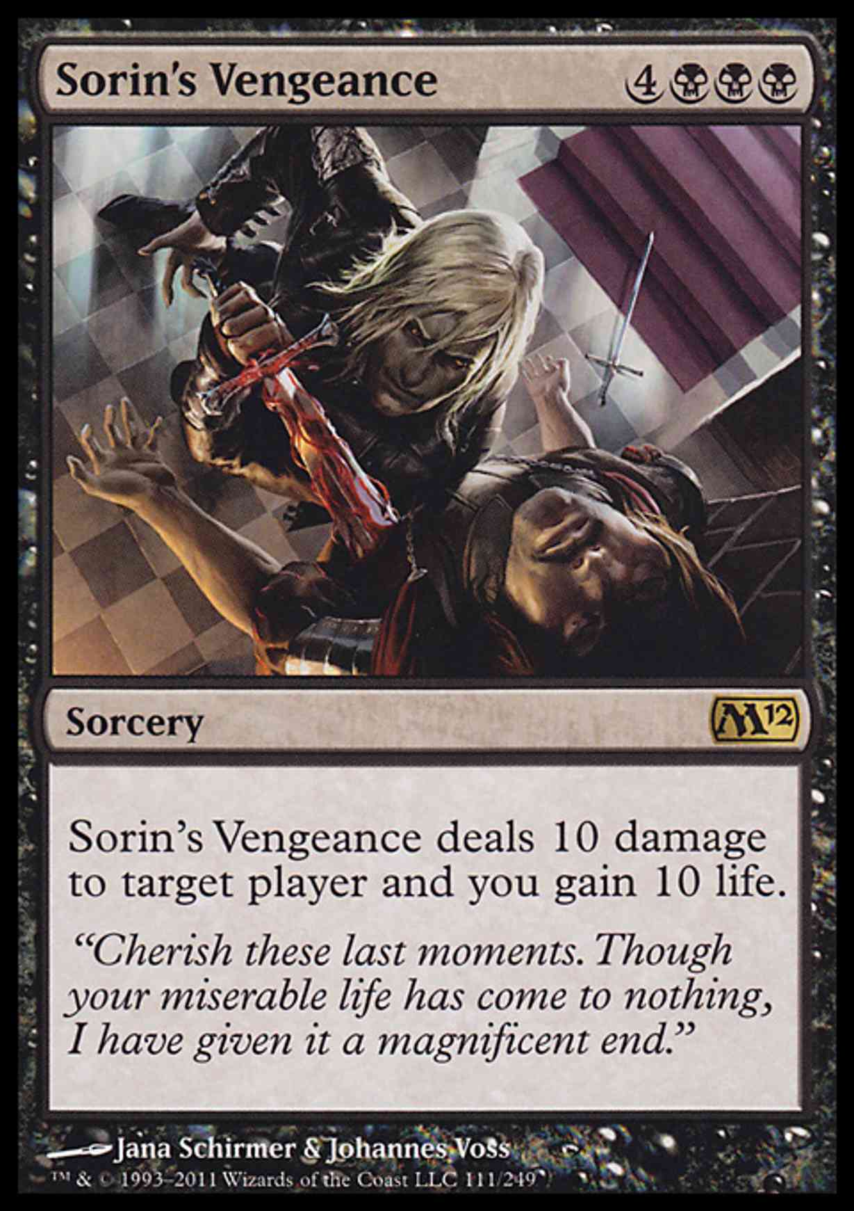 Sorin's Vengeance magic card front