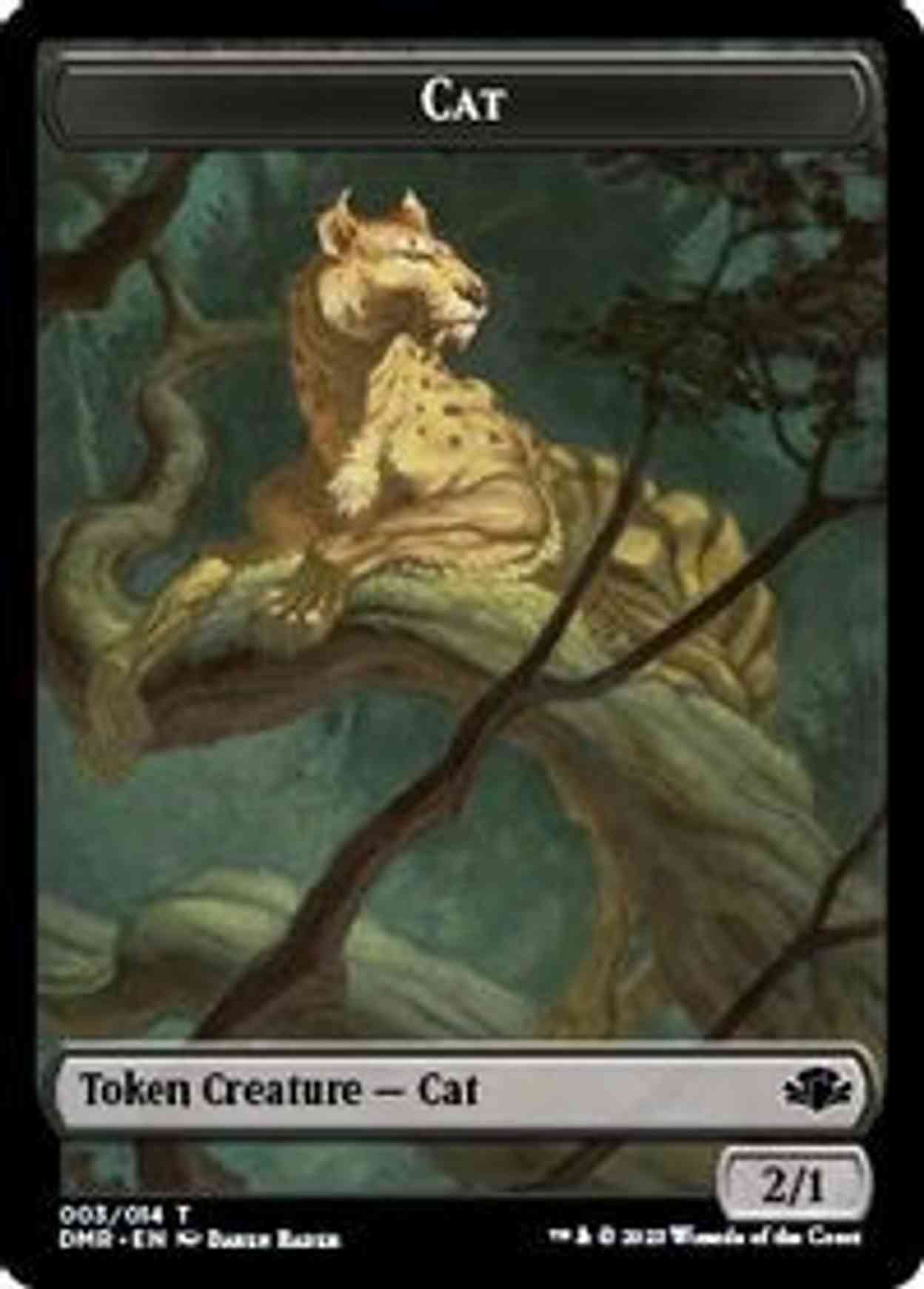Cat (003) Token magic card front