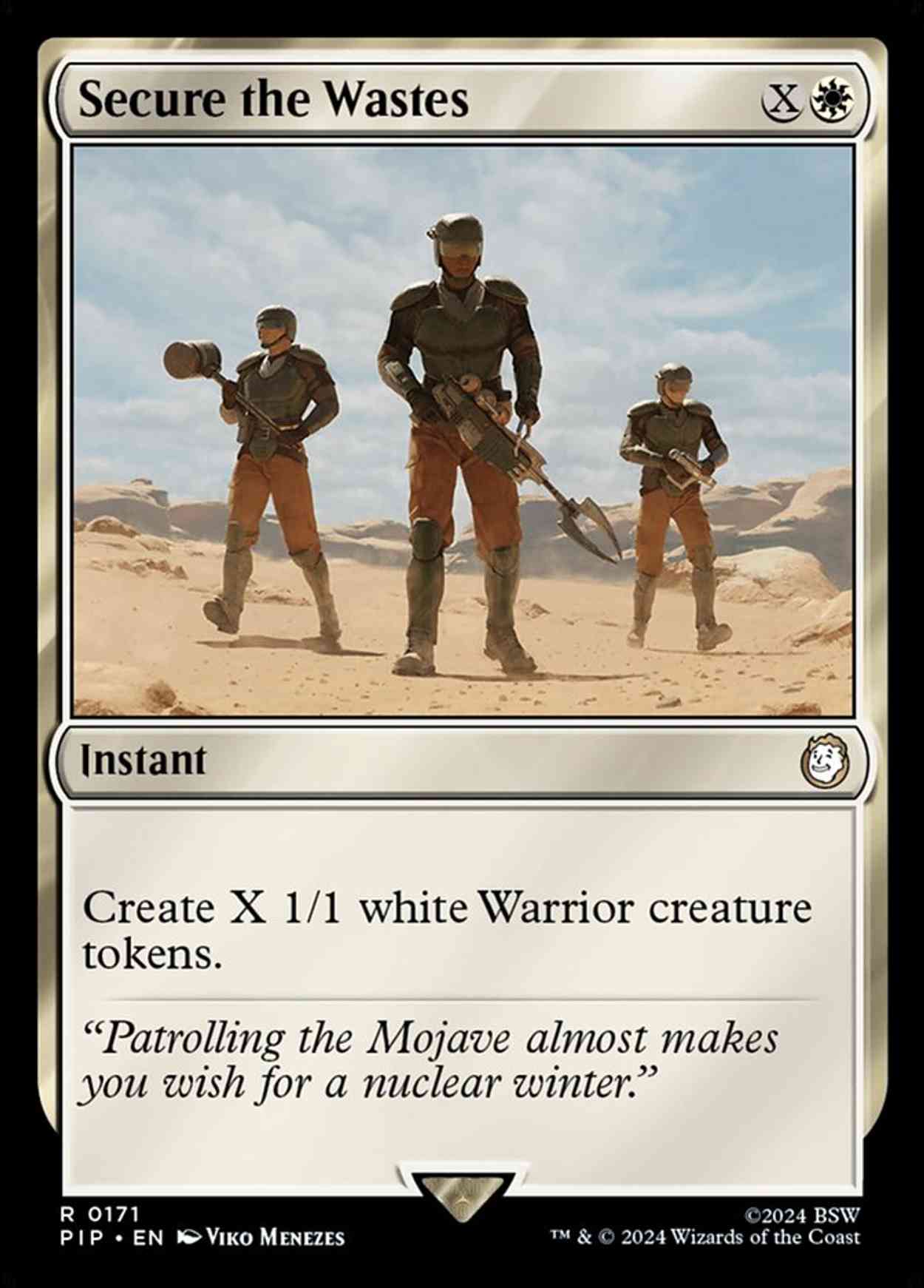 Secure the Wastes magic card front