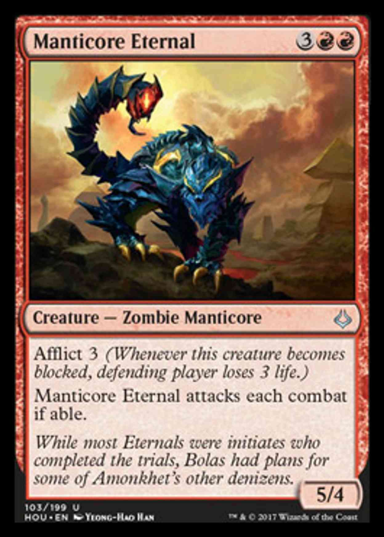 Manticore Eternal magic card front