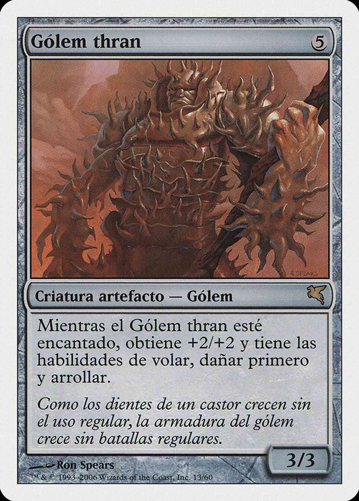 Thran Golem (Retro Frame) magic card front