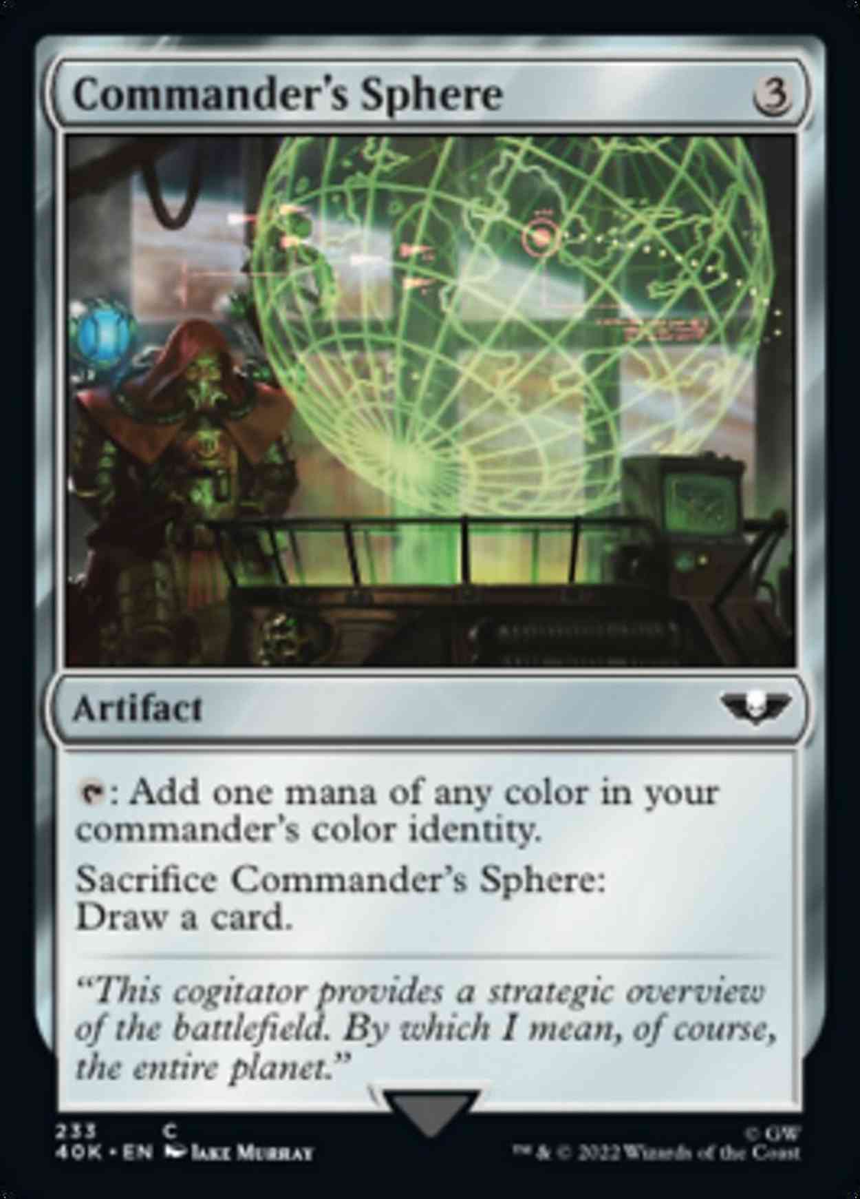 Commander's Sphere (233) (Surge Foil) magic card front