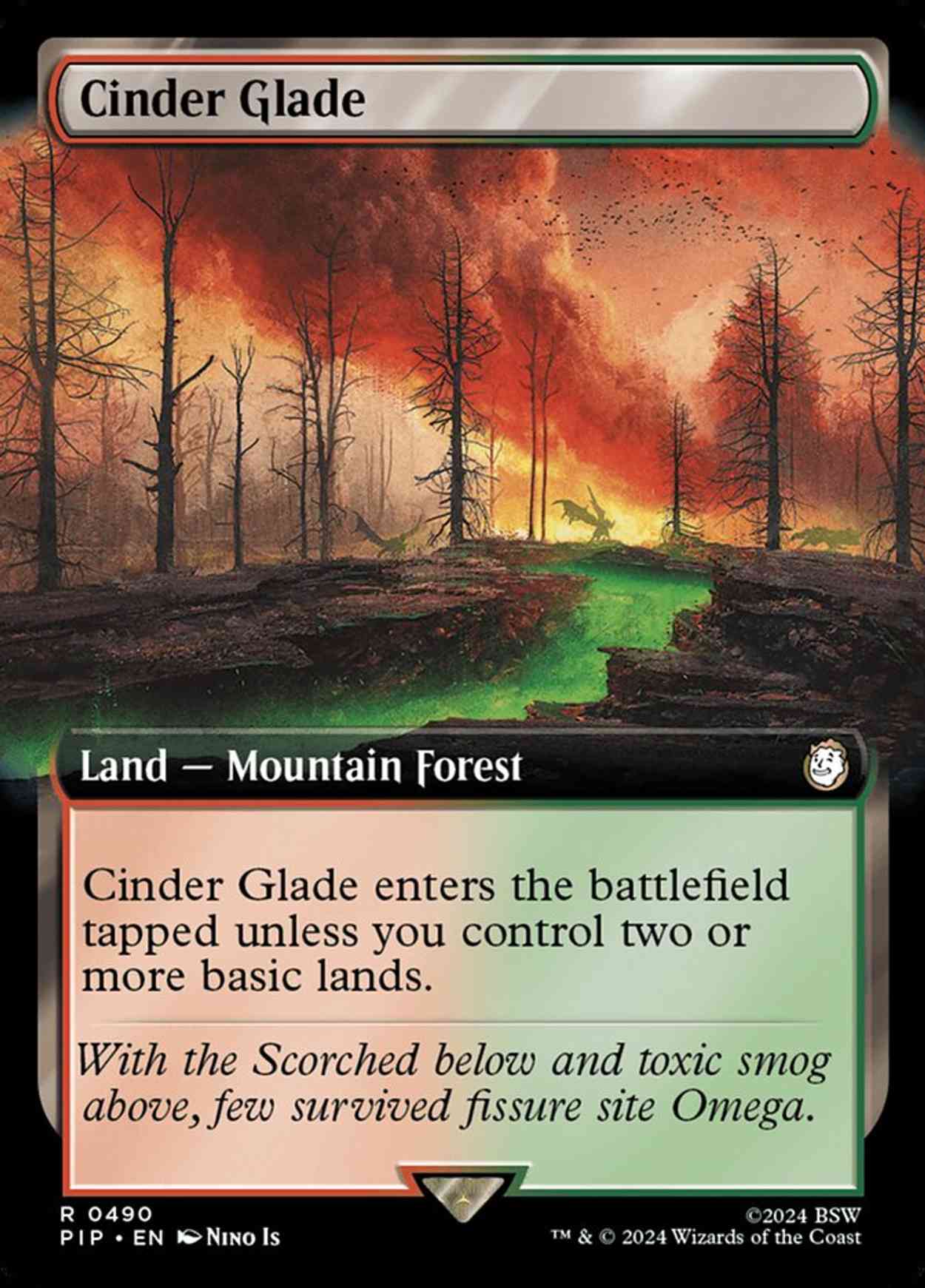 Cinder Glade (Extended Art) magic card front